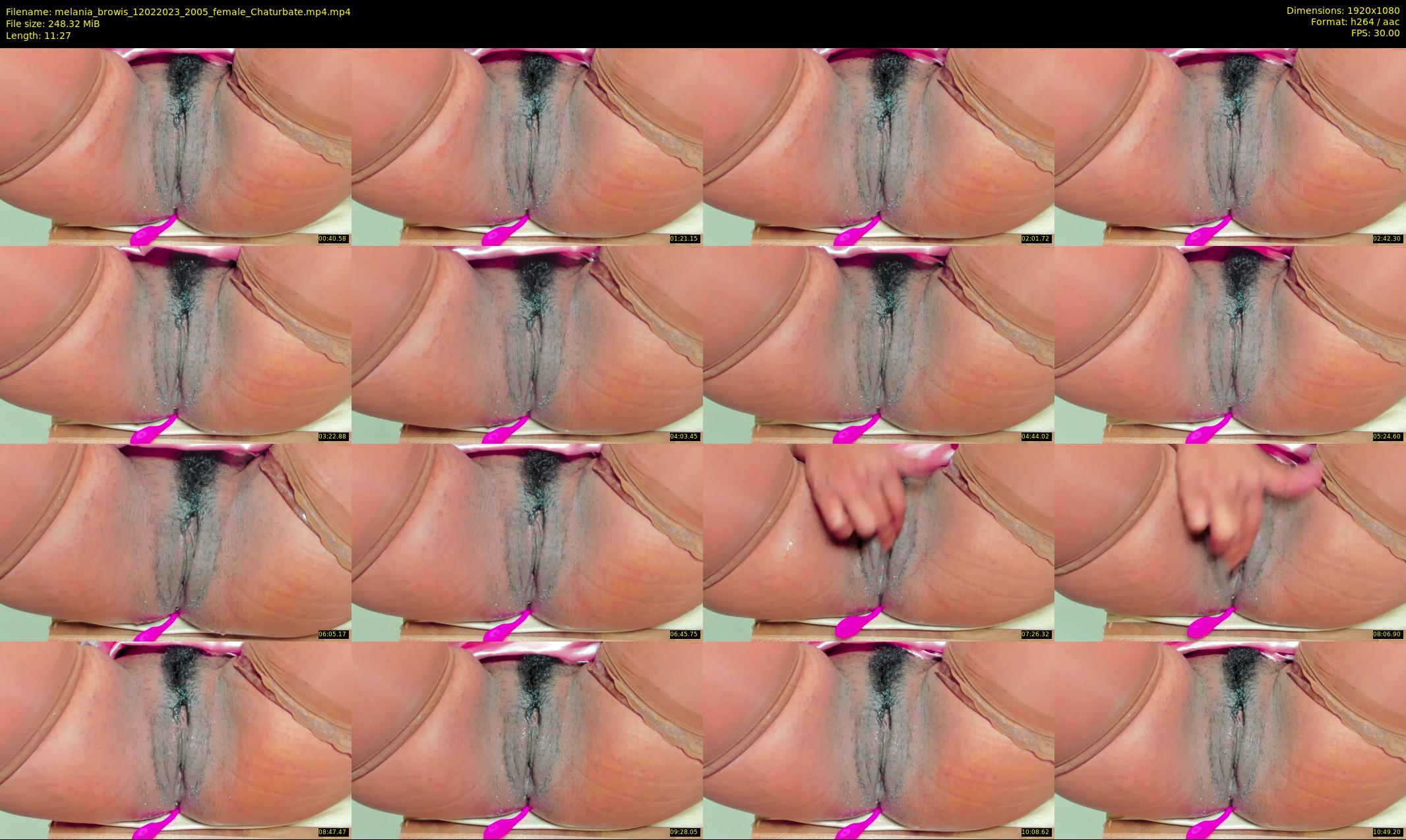 melania_browis — 12 minute Chaturbate female cam show recording, 1080p, Feb 12, 2023