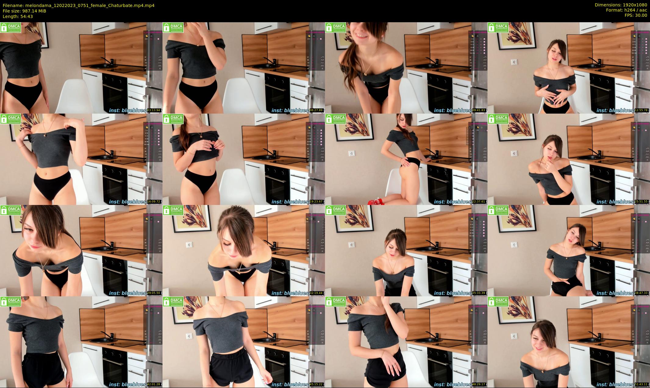 melondama — 55 minute Chaturbate female cam show recording, 1080p, Feb 12, 2023