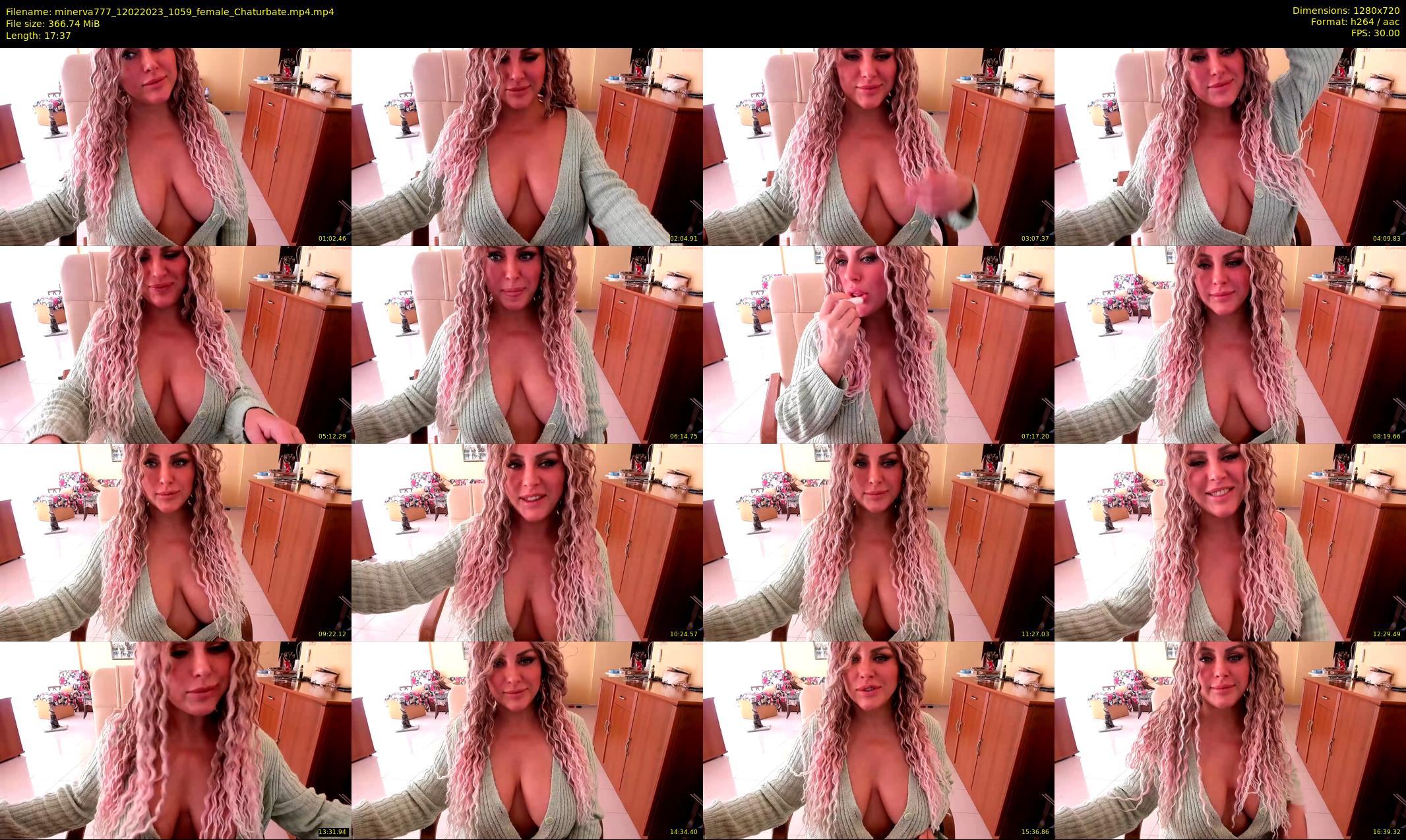 minerva777 — 18 minute Chaturbate female cam show recording, 720p, Feb 12, 2023