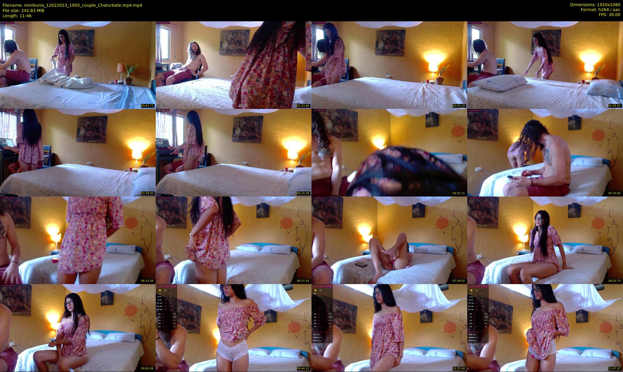 minikunis — 12 minute Chaturbate couple cam show recording, 1080p, Feb 12, 2023