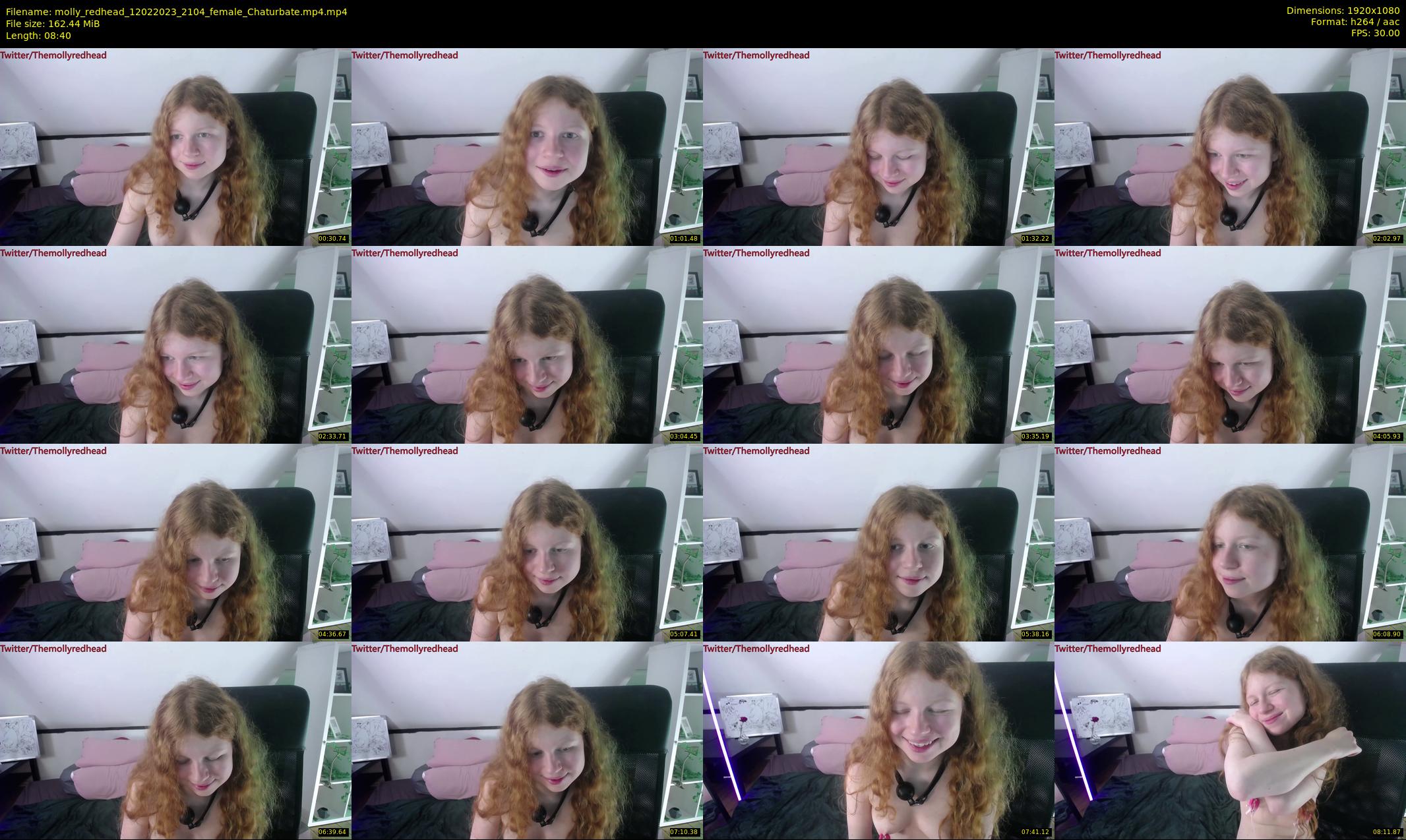 molly_redhead — 9 minute Chaturbate female cam show recording, 1080p, Feb 12, 2023