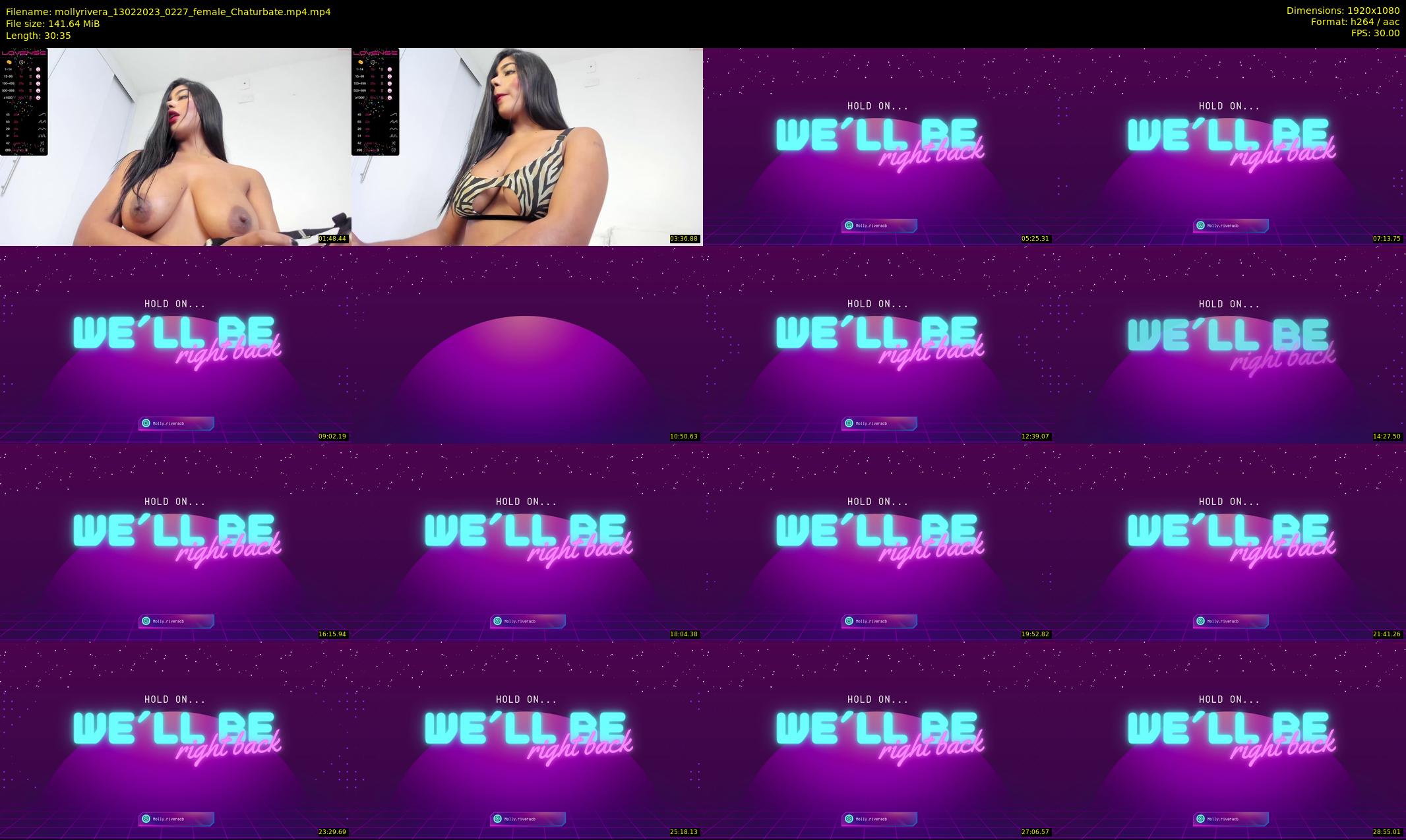 mollyrivera — 31 minute Chaturbate female cam show recording, 1080p, Feb 13, 2023