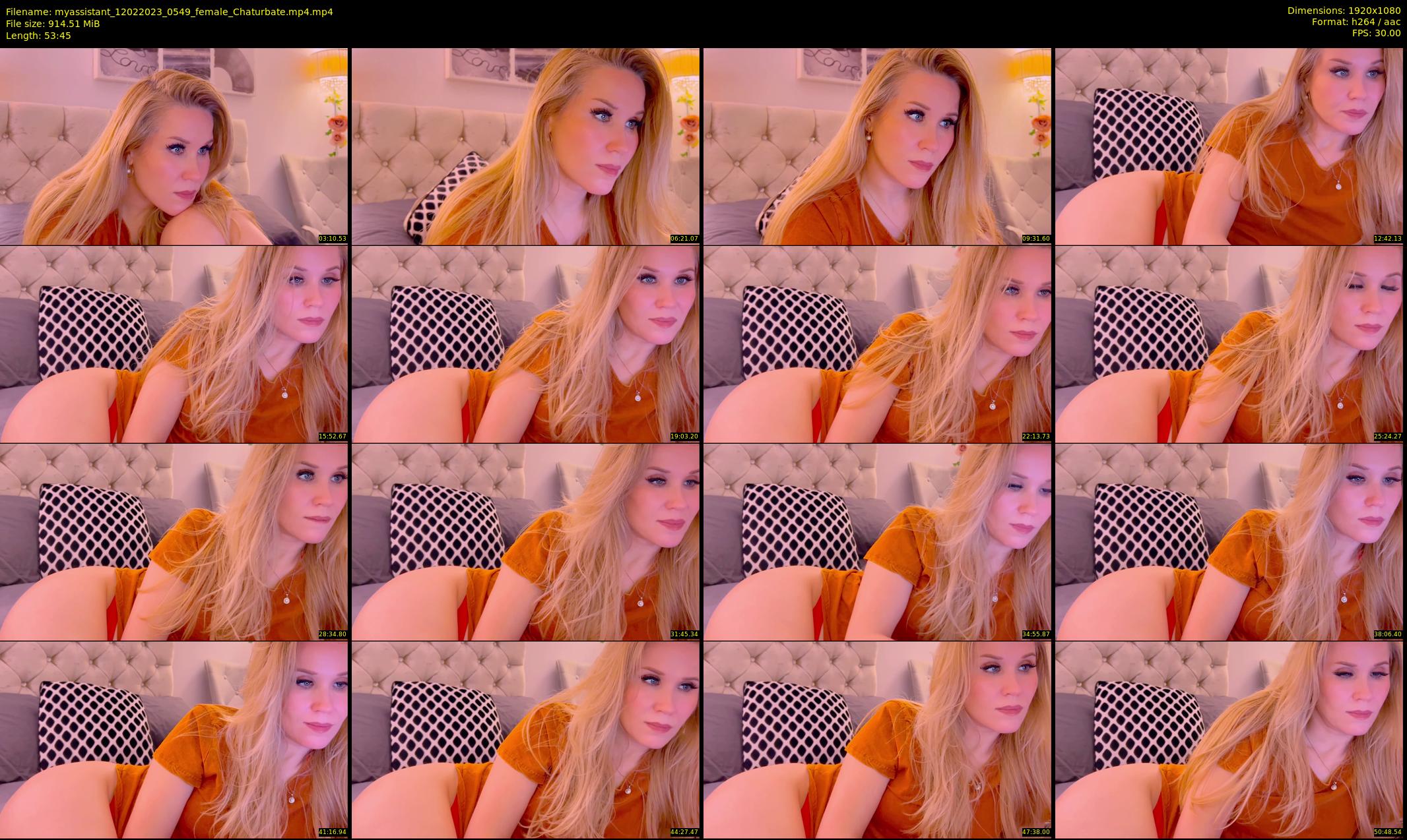 myassistant — 54 minute Chaturbate female cam show recording, 1080p, Feb 12, 2023