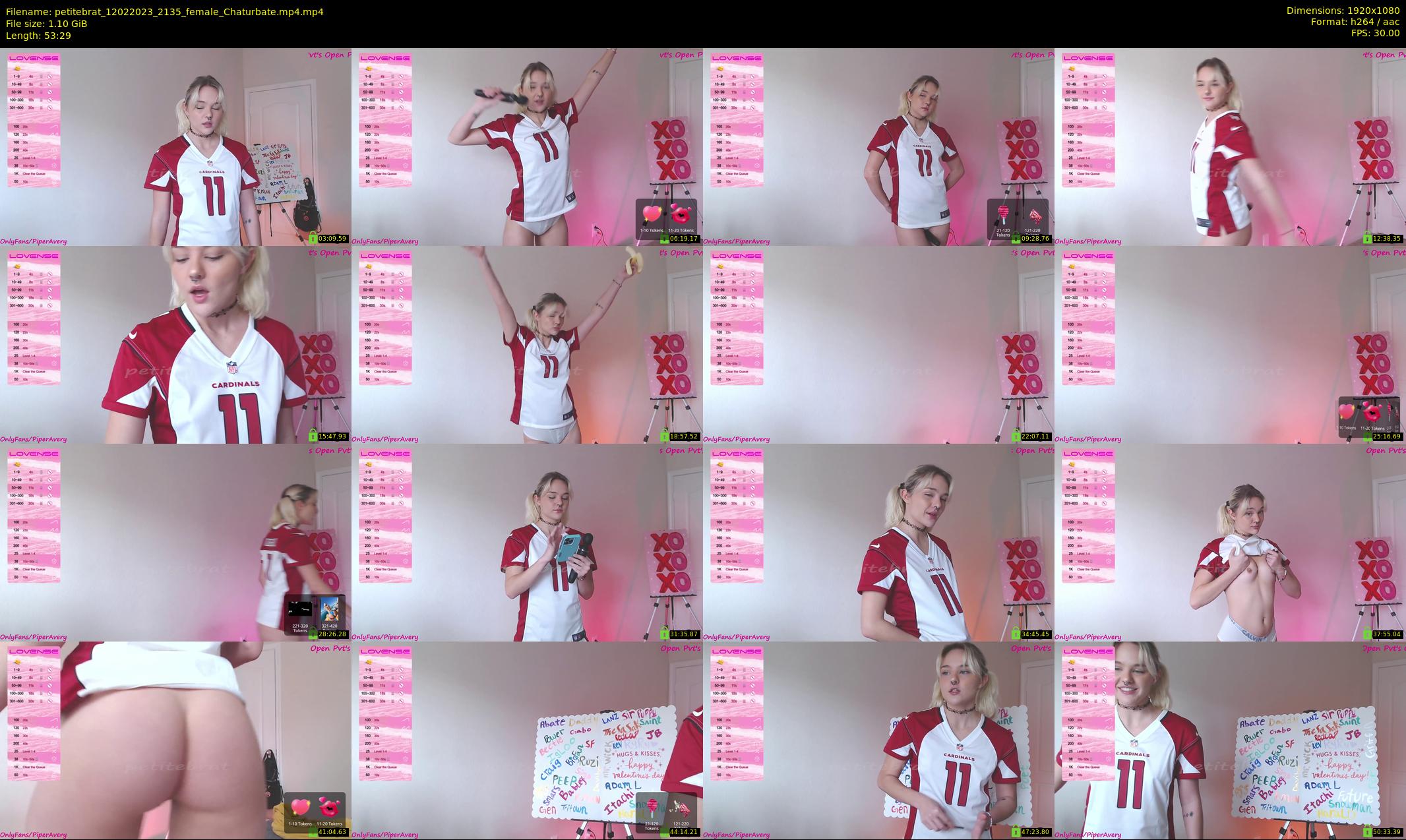petitebrat — 54 minute Chaturbate female cam show recording, 1080p, Feb 12, 2023