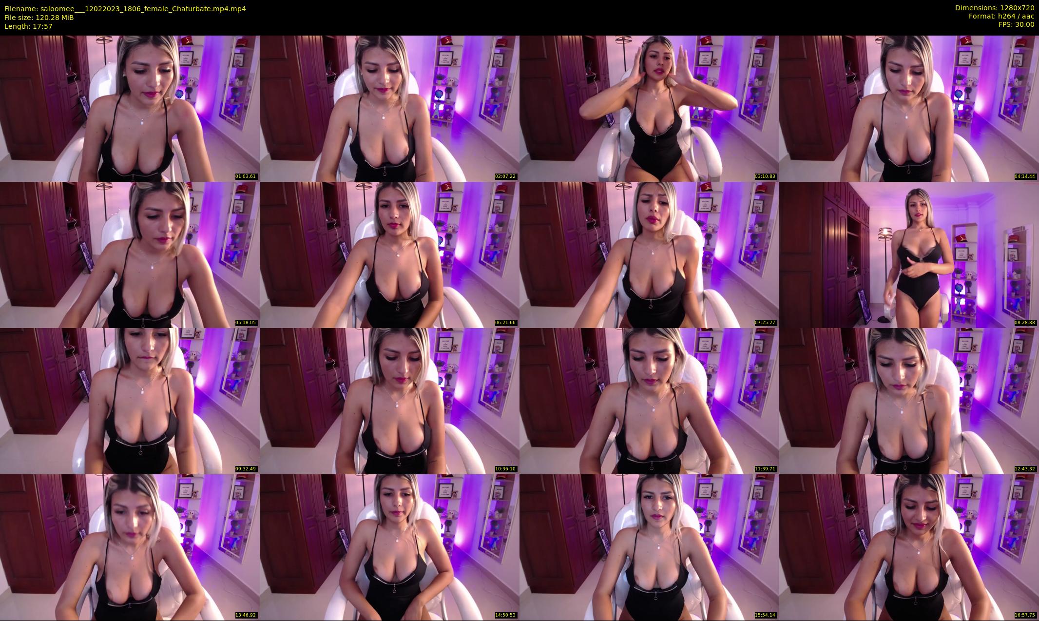 saloomee__ — 18 minute Chaturbate female cam show recording, 720p, Feb 12, 2023