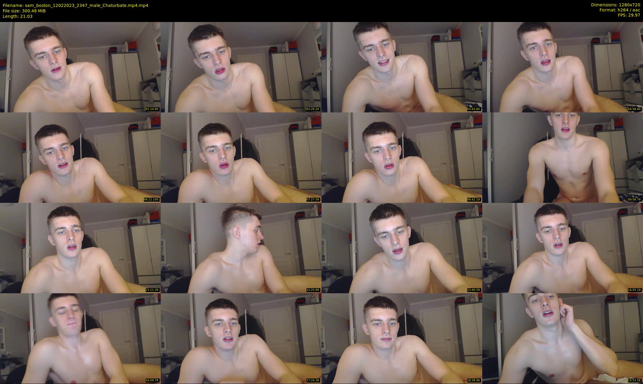 sam_boston — 22 minute Chaturbate male cam show recording, 720p, Feb 12, 2023