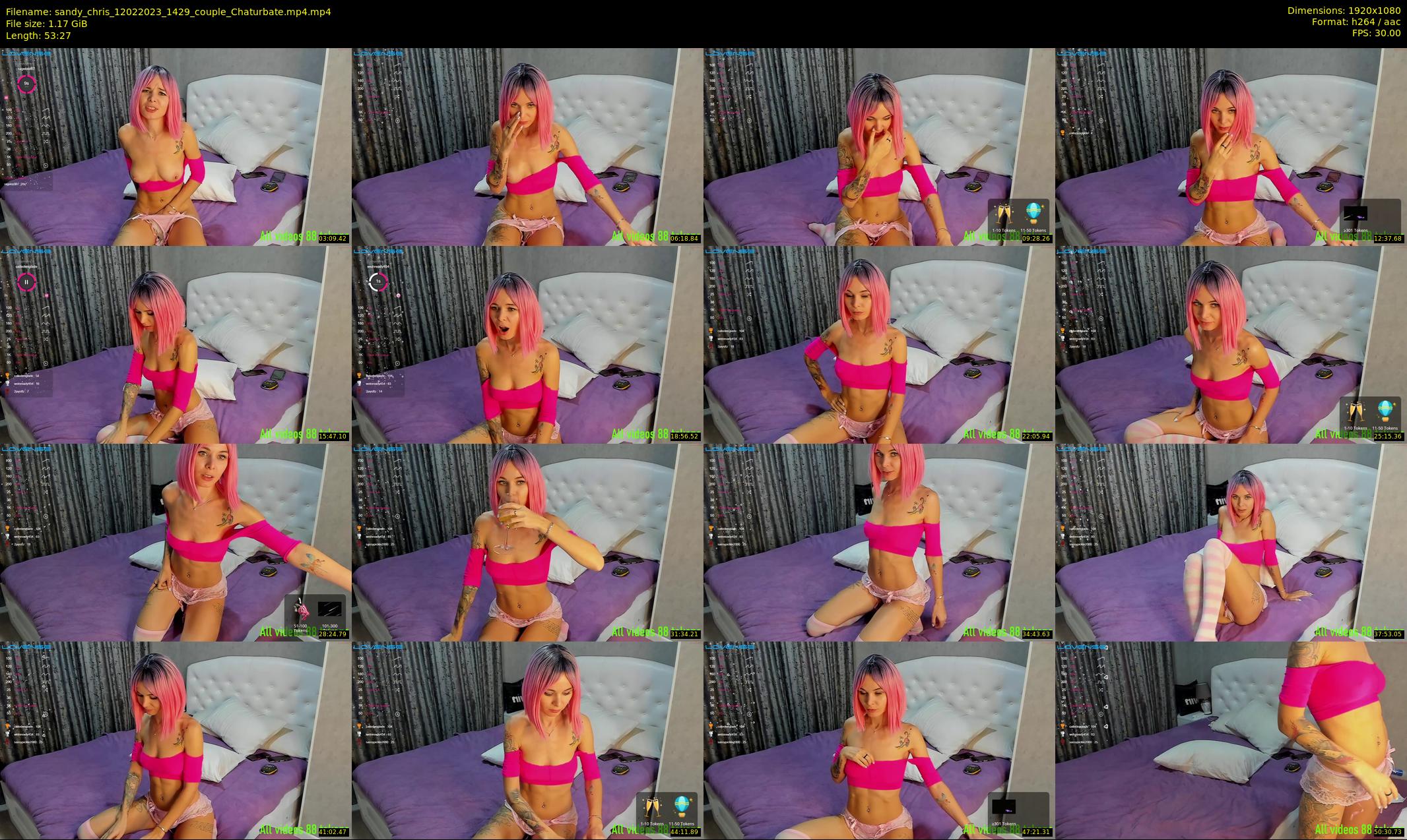 sandy_chris — 54 minute Chaturbate couple cam show recording, 1080p, Feb 12, 2023