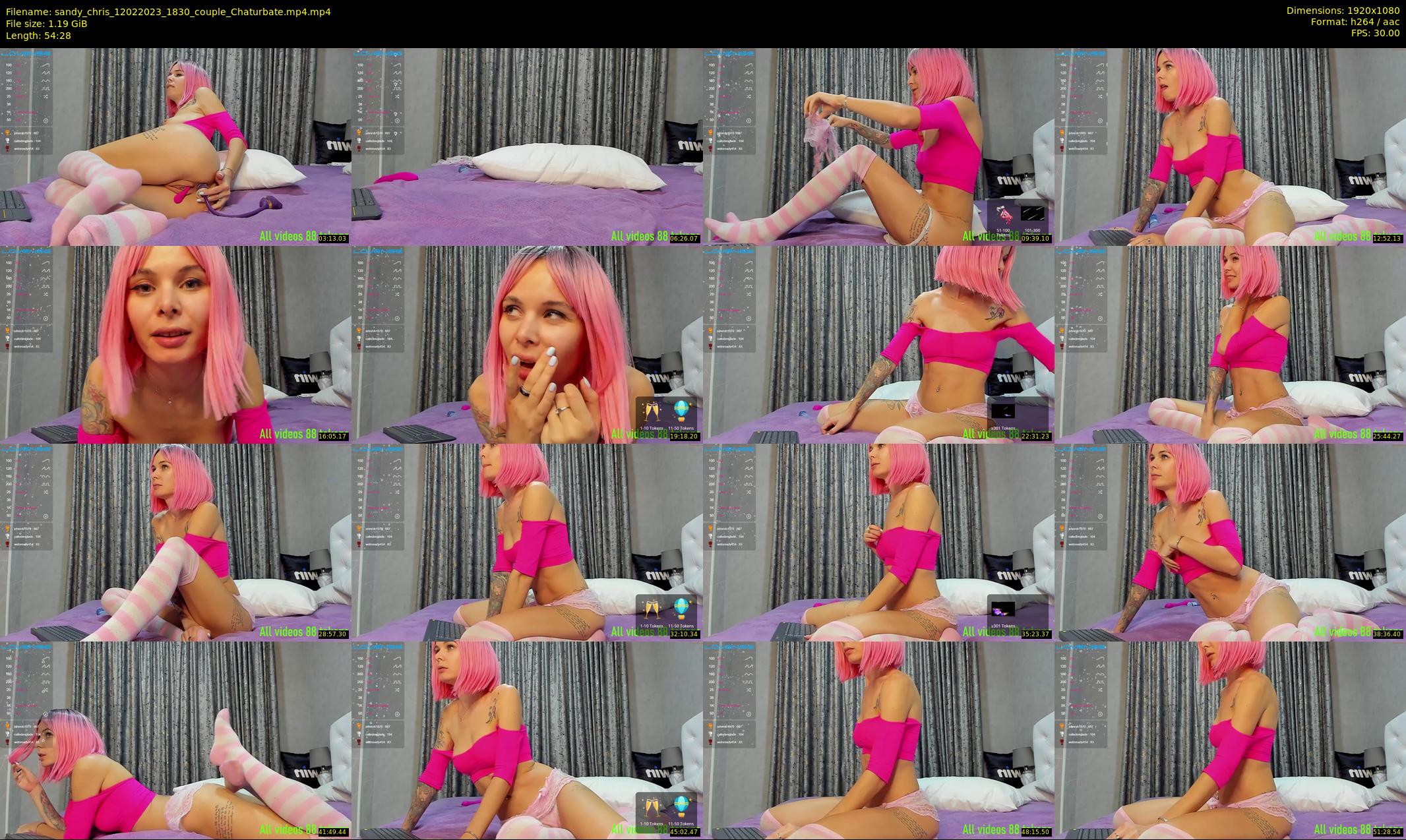 sandy_chris — 55 minute Chaturbate couple cam show recording, 1080p, Feb 12, 2023