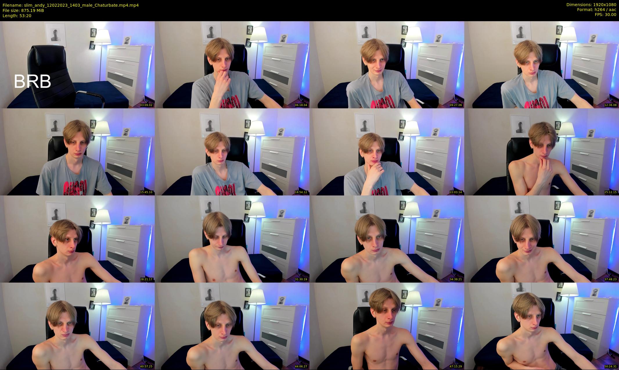 slim_andy — 54 minute Chaturbate male cam show recording, 1080p, Feb 12, 2023