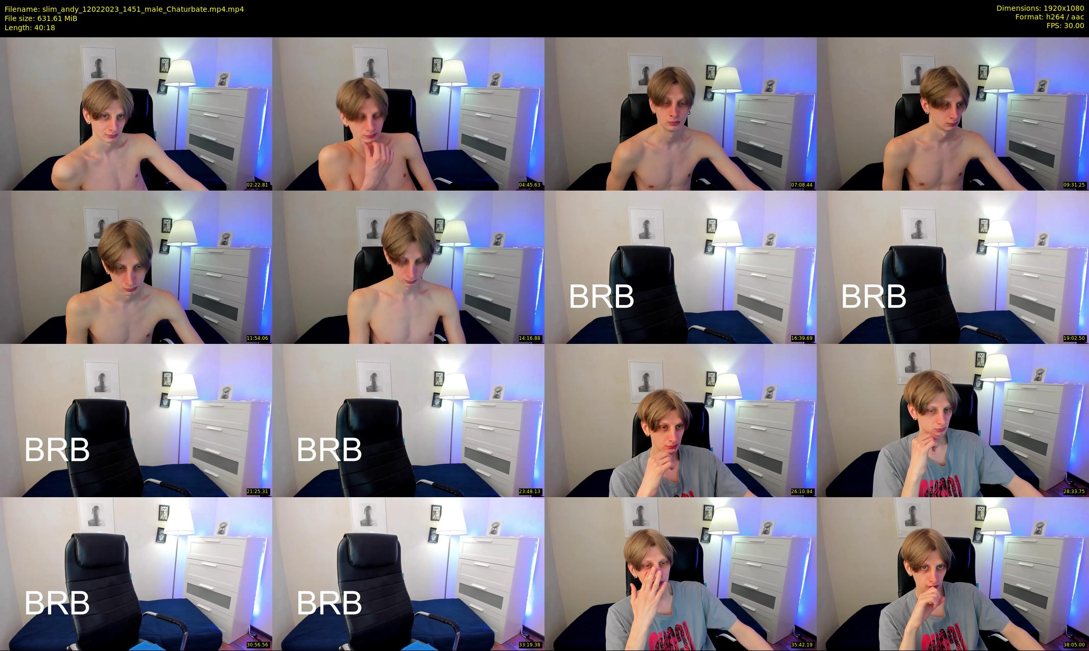slim_andy — 41 minute Chaturbate male cam show recording, 1080p, Feb 12, 2023