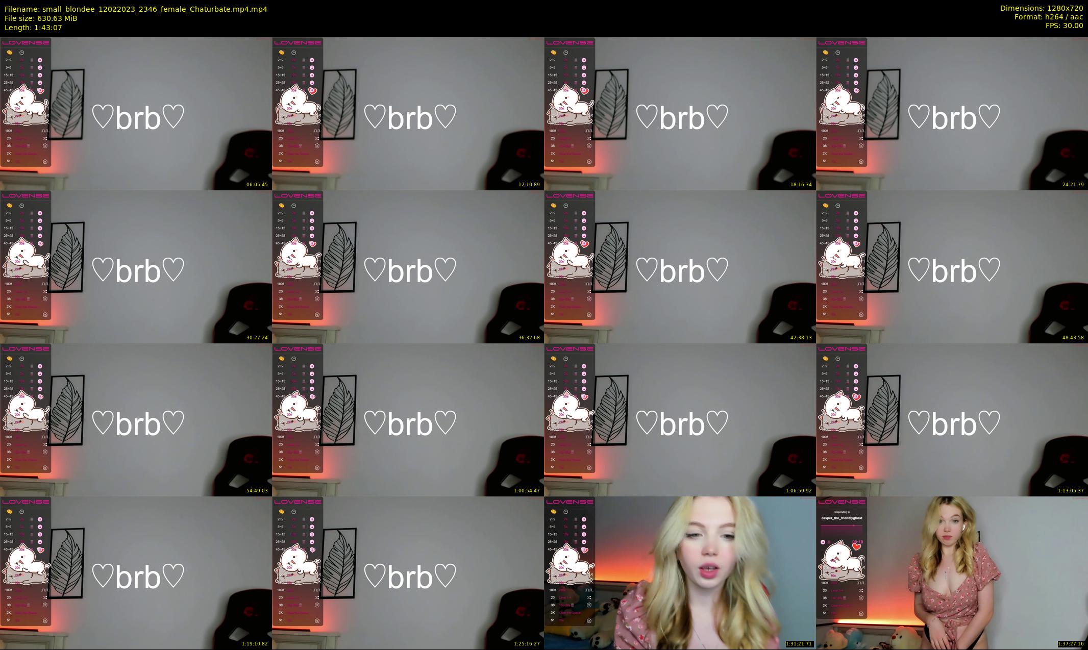 small_blondee — 104 minute Chaturbate female cam show recording, 720p, Feb 12, 2023