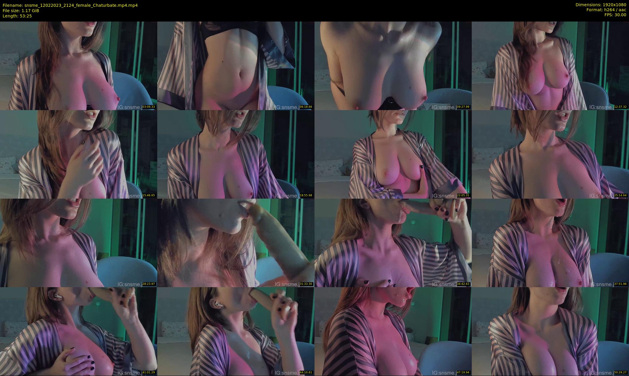 snsme — 54 minute Chaturbate female cam show recording, 1080p, Feb 12, 2023