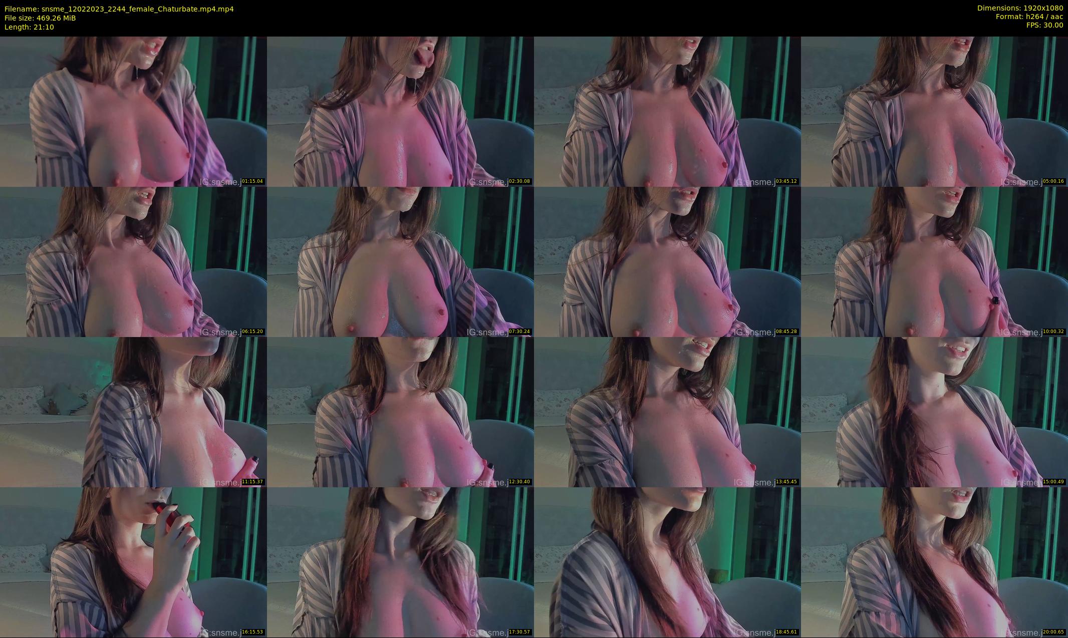 snsme — 22 minute Chaturbate female cam show recording, 1080p, Feb 12, 2023
