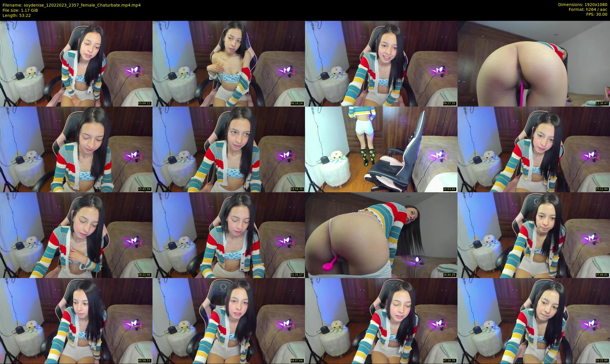 soydenise — 54 minute Chaturbate female cam show recording, 1080p, Feb 12, 2023