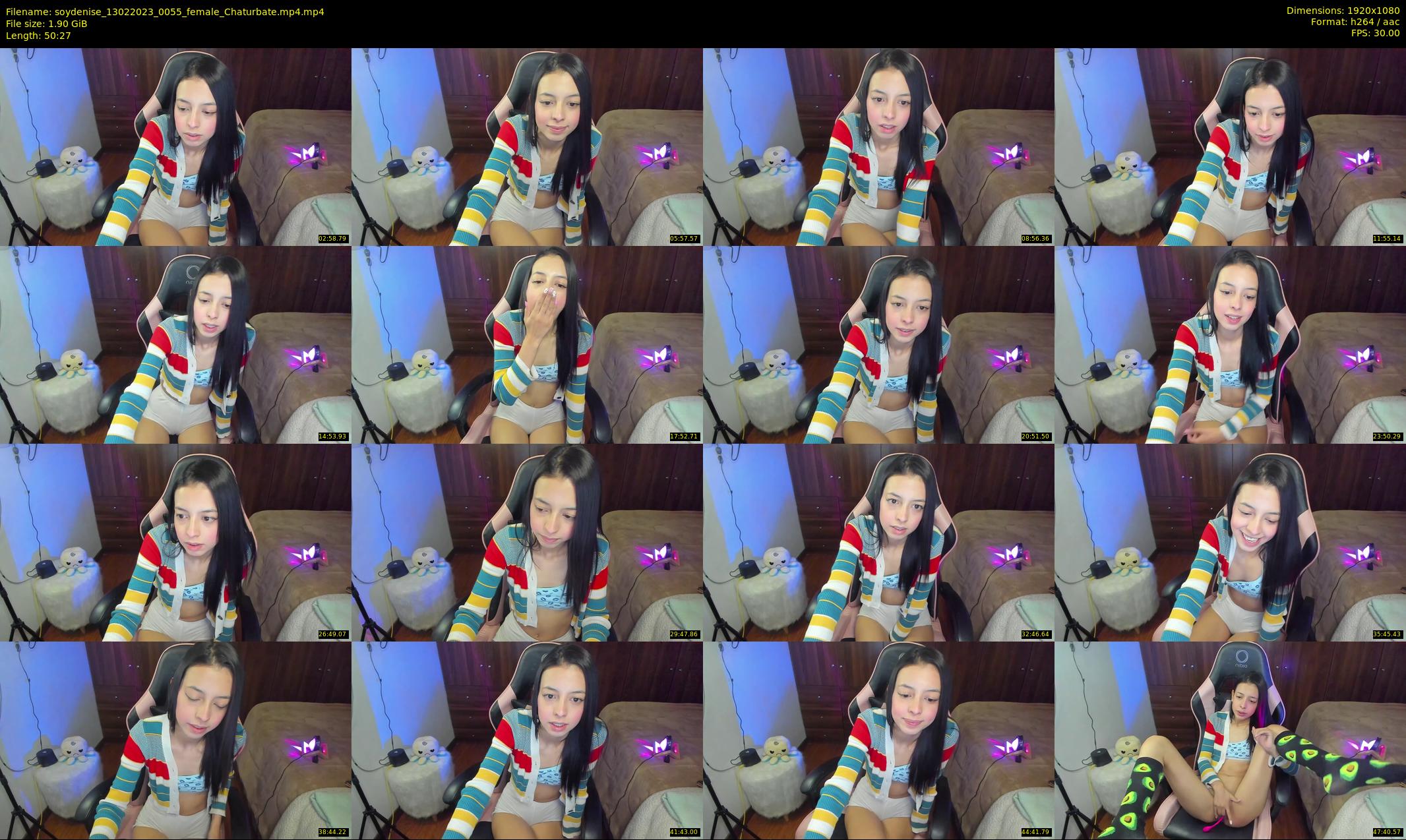 soydenise — 51 minute Chaturbate female cam show recording, 1080p, Feb 13, 2023