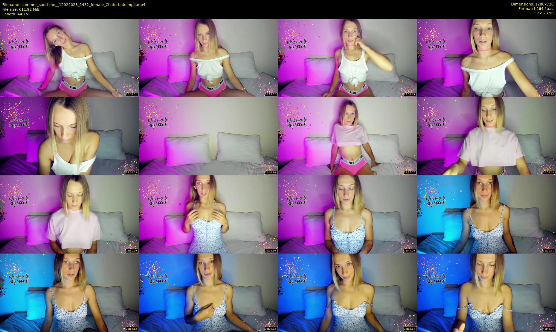 summer_sunshine_ — 45 minute Chaturbate female cam show recording, 720p, Feb 12, 2023