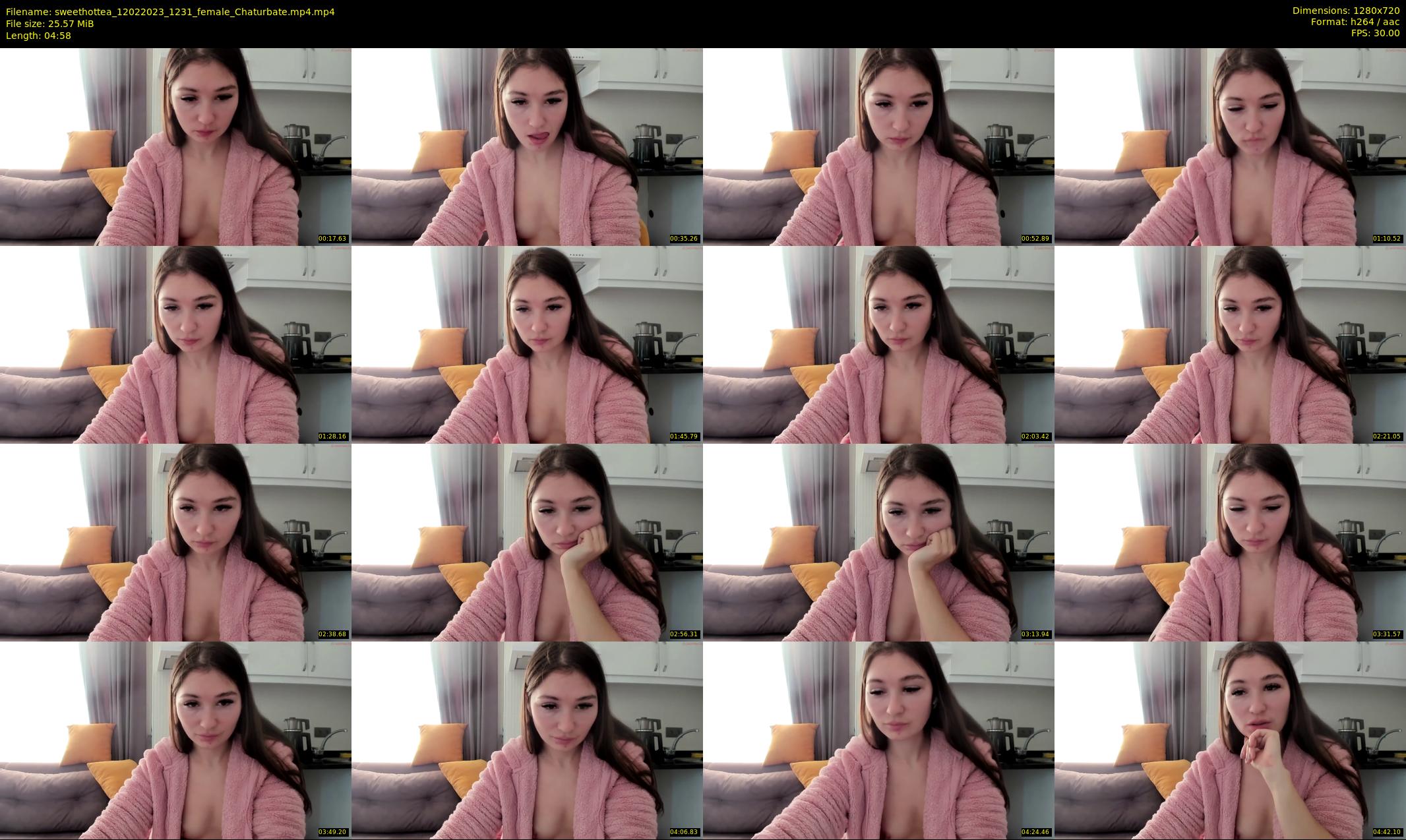 sweethottea — 5 minute Chaturbate female cam show recording, 720p, Feb 12, 2023