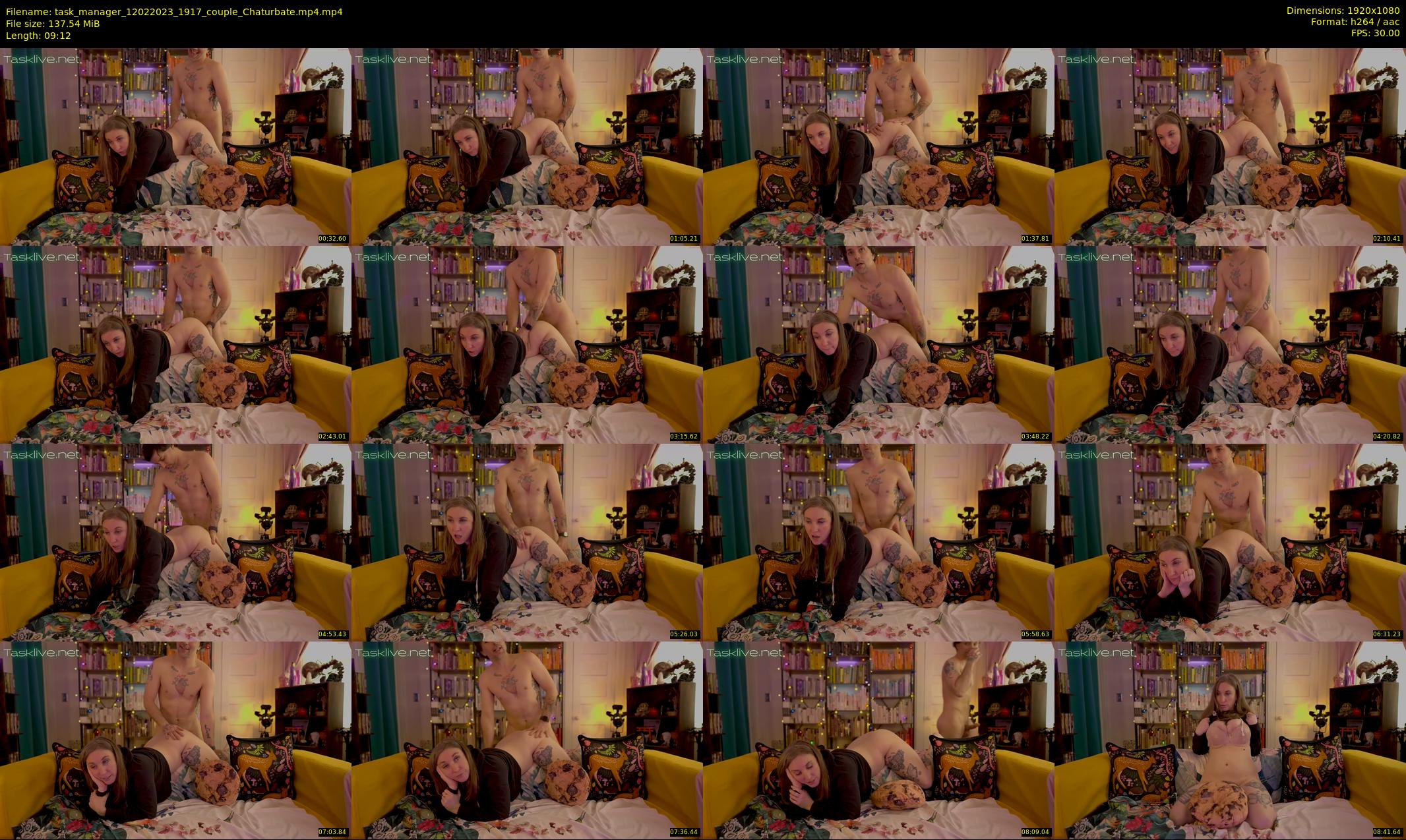 task_manager — 10 minute Chaturbate couple cam show recording, 1080p, Feb 12, 2023