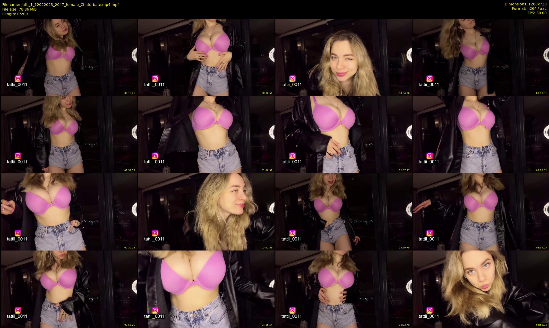 tatti_1 — 6 minute Chaturbate female cam show recording, 720p, Feb 12, 2023