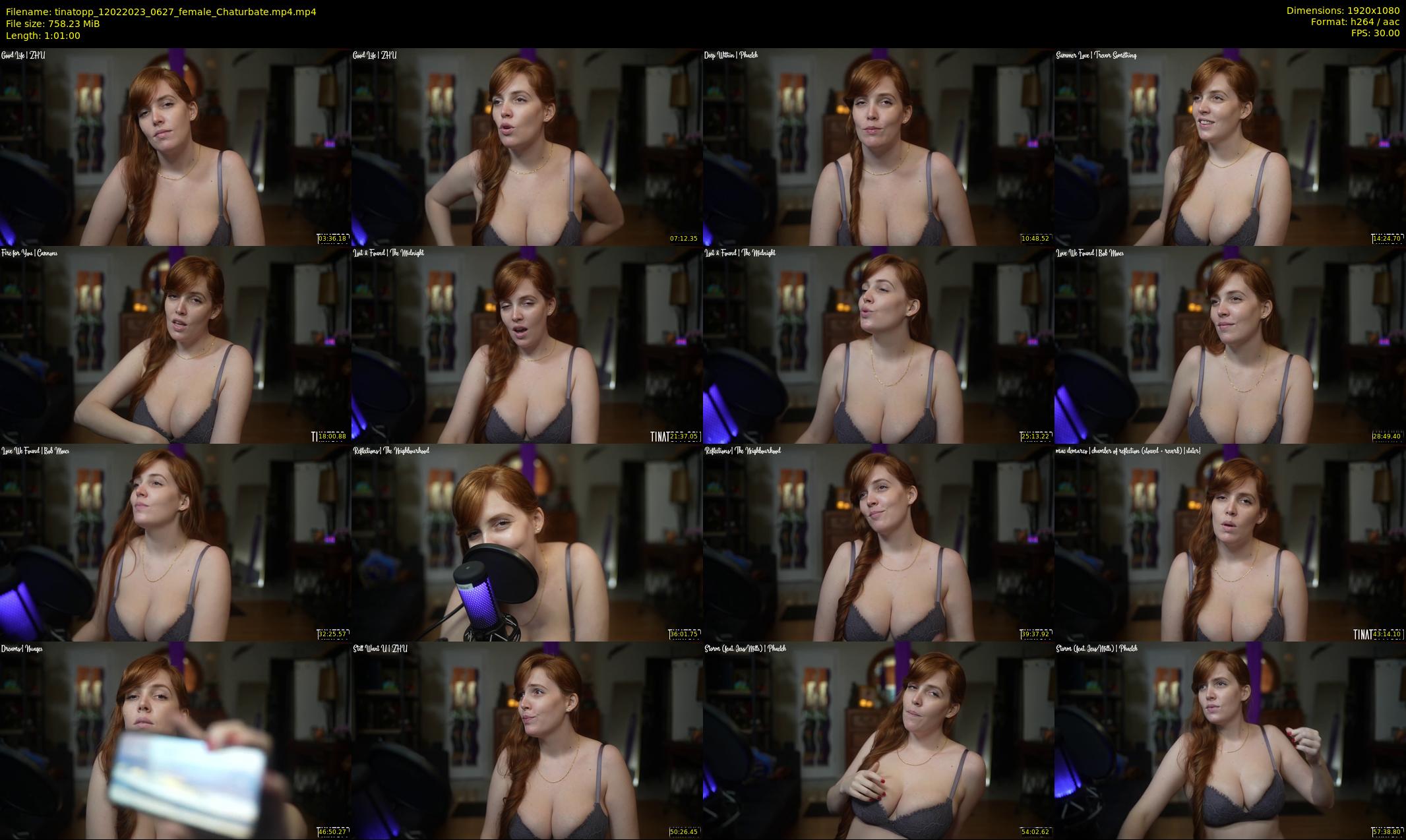tinatopp — 61 minute Chaturbate female cam show recording, 1080p, Feb 12, 2023