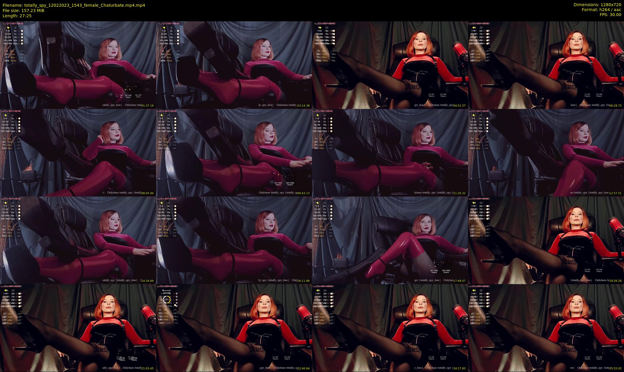 totally_spy — 28 minute Chaturbate female cam show recording, 720p, Feb 12, 2023