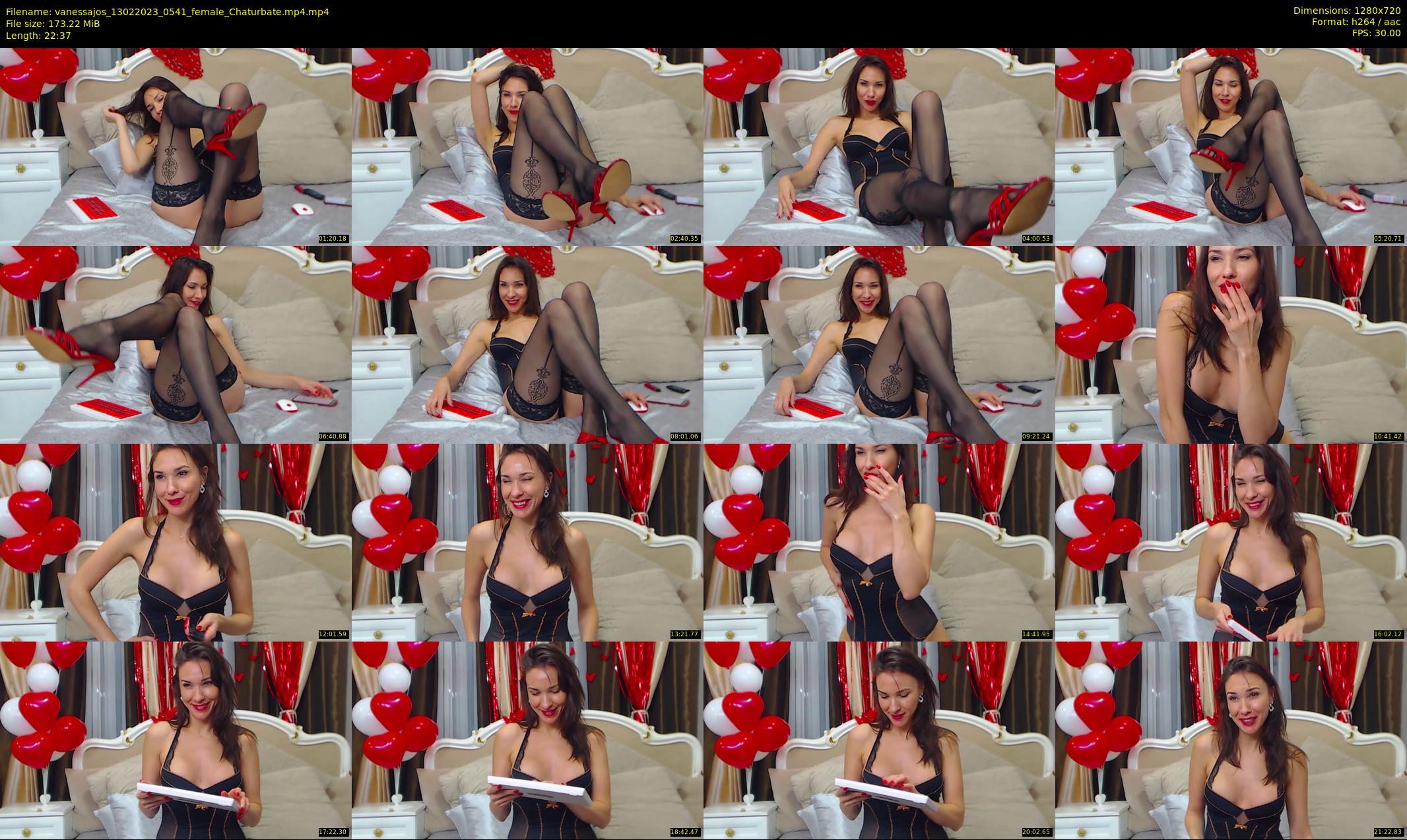 vanessajos — 23 minute Chaturbate female cam show recording, 720p, Feb 13, 2023