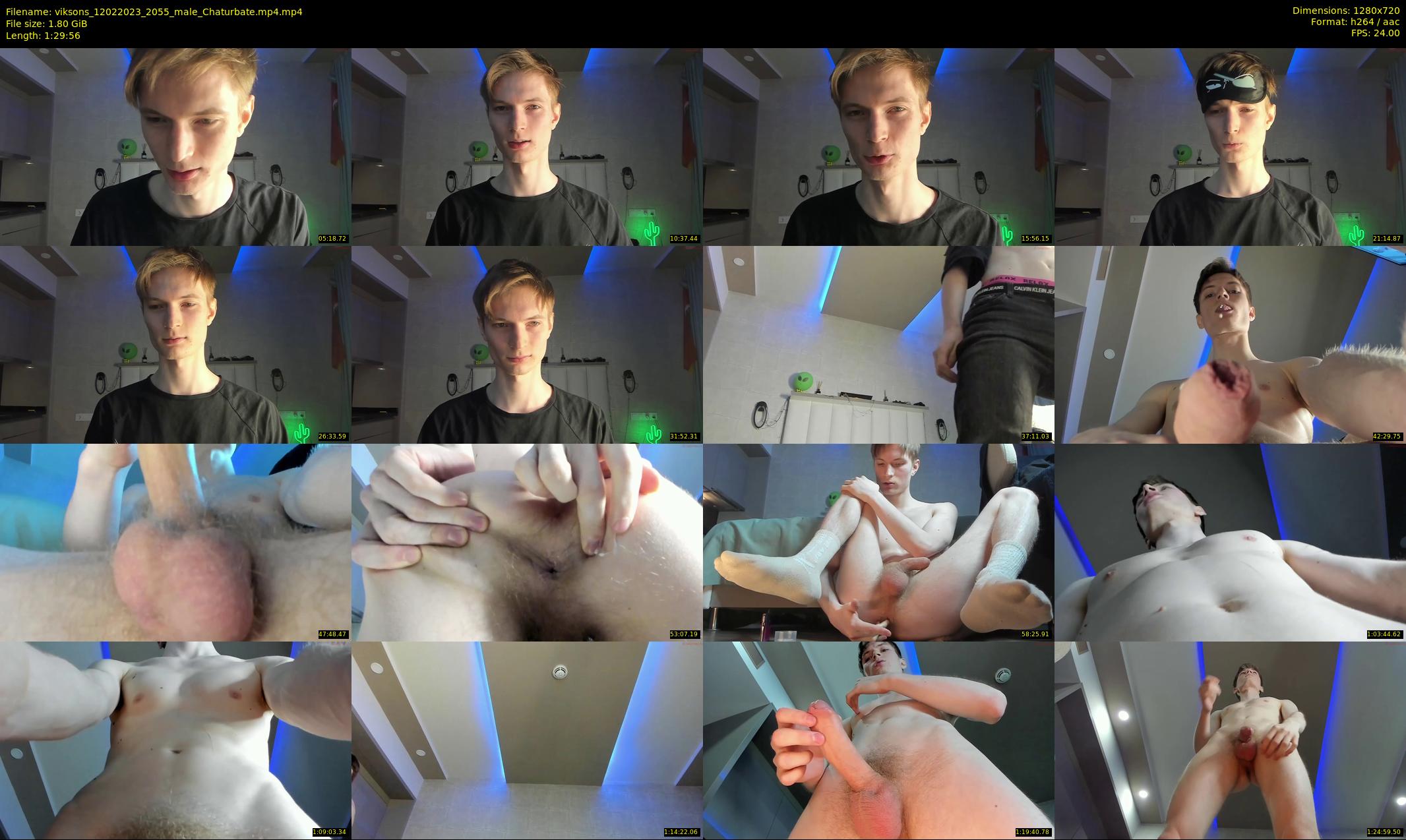 viksons — 90 minute Chaturbate male cam show recording, 720p, Feb 12, 2023