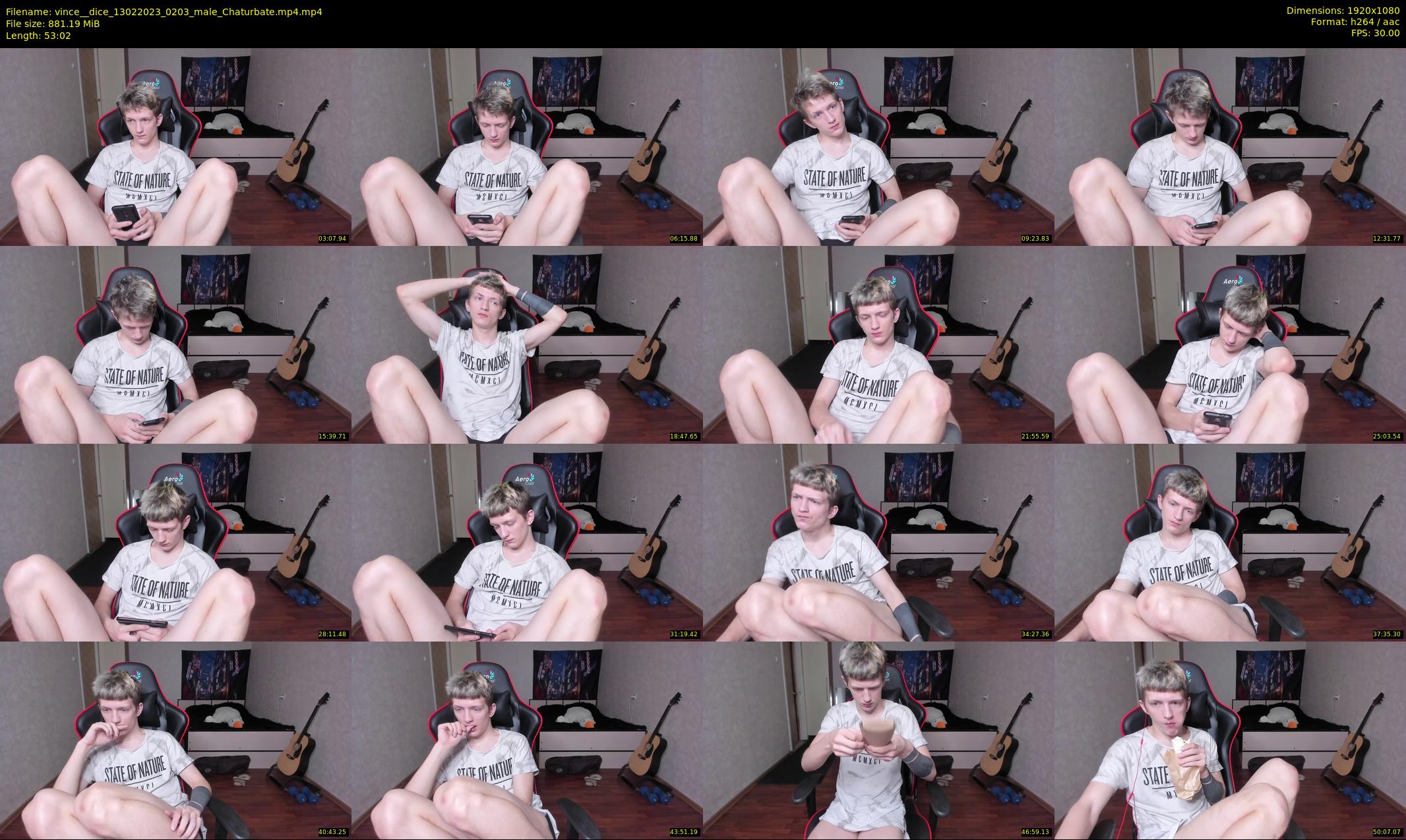 vince__dice — 54 minute Chaturbate male cam show recording, 1080p, Feb 13, 2023