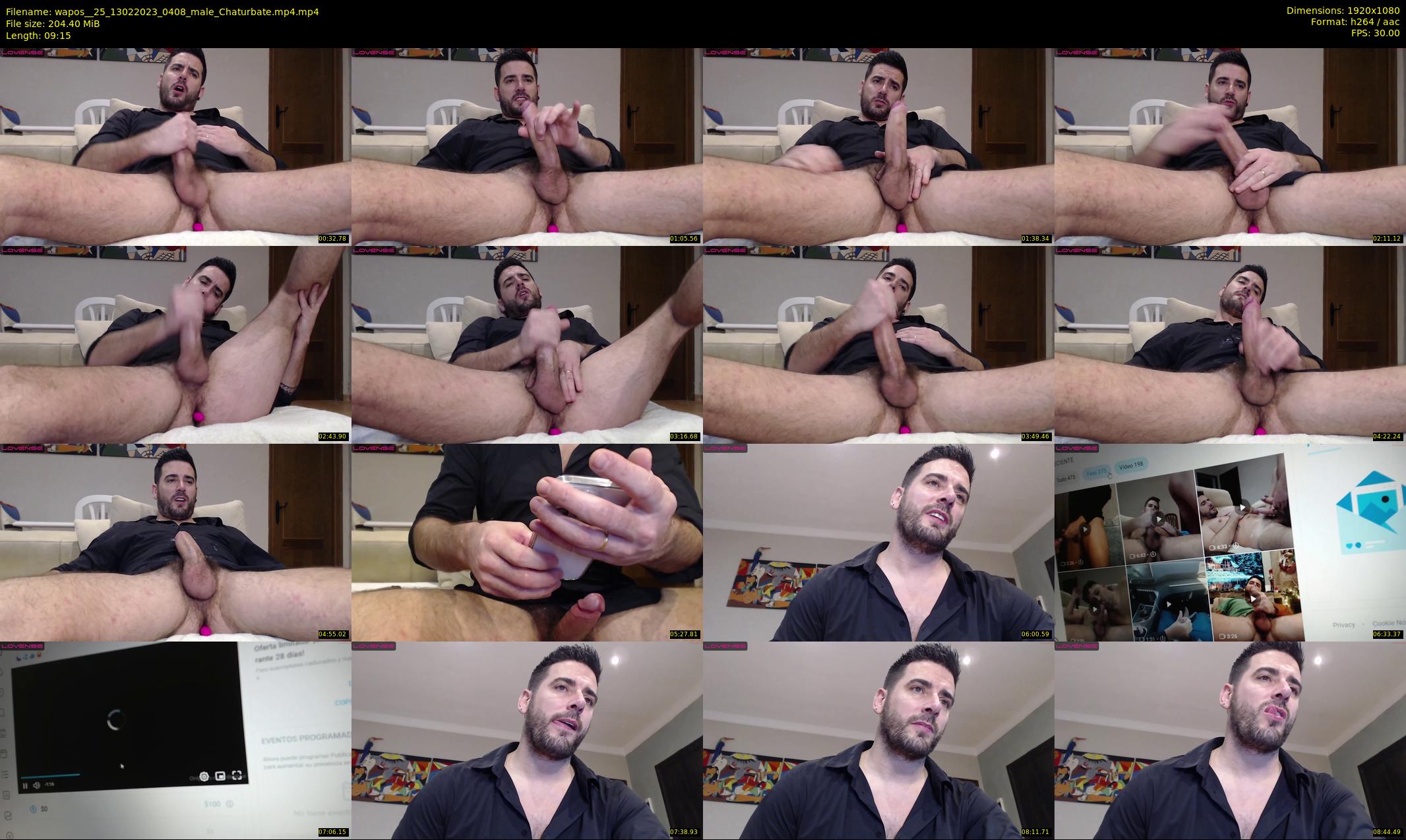 wapos__25 — 10 minute Chaturbate male cam show recording, 1080p, Feb 13, 2023