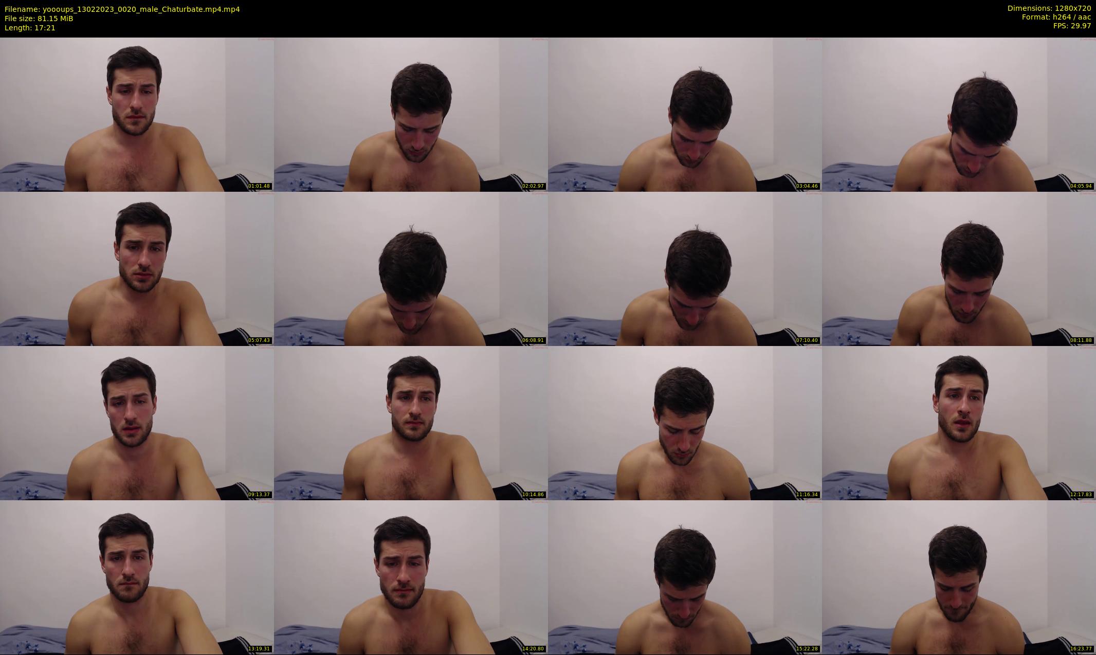 yoooups — 18 minute Chaturbate male cam show recording, 720p, Feb 13, 2023