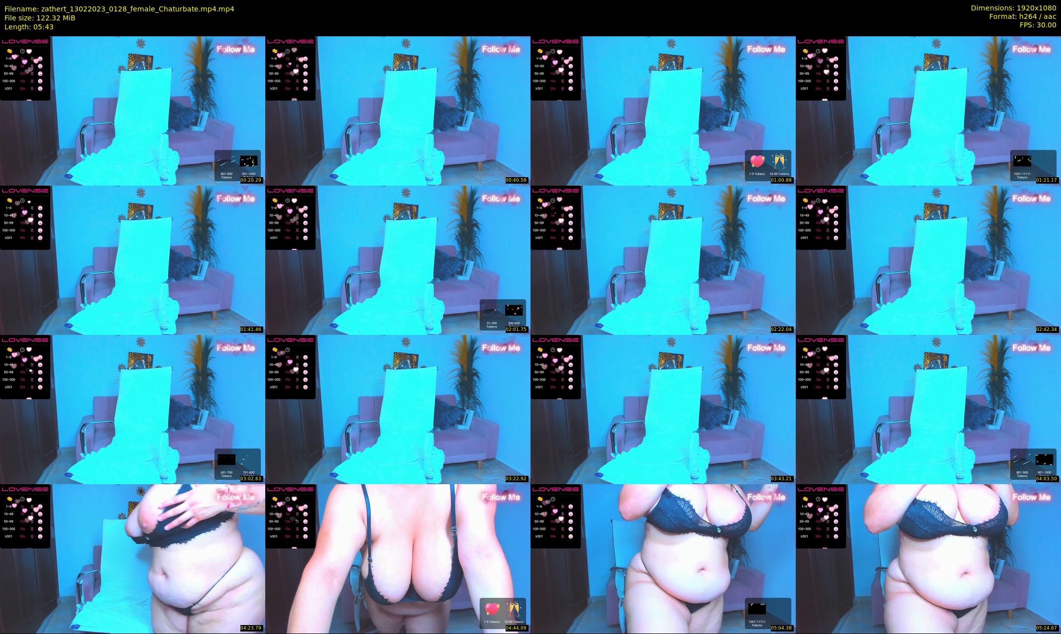 zathert — 6 minute Chaturbate female cam show recording, 1080p, Feb 13, 2023