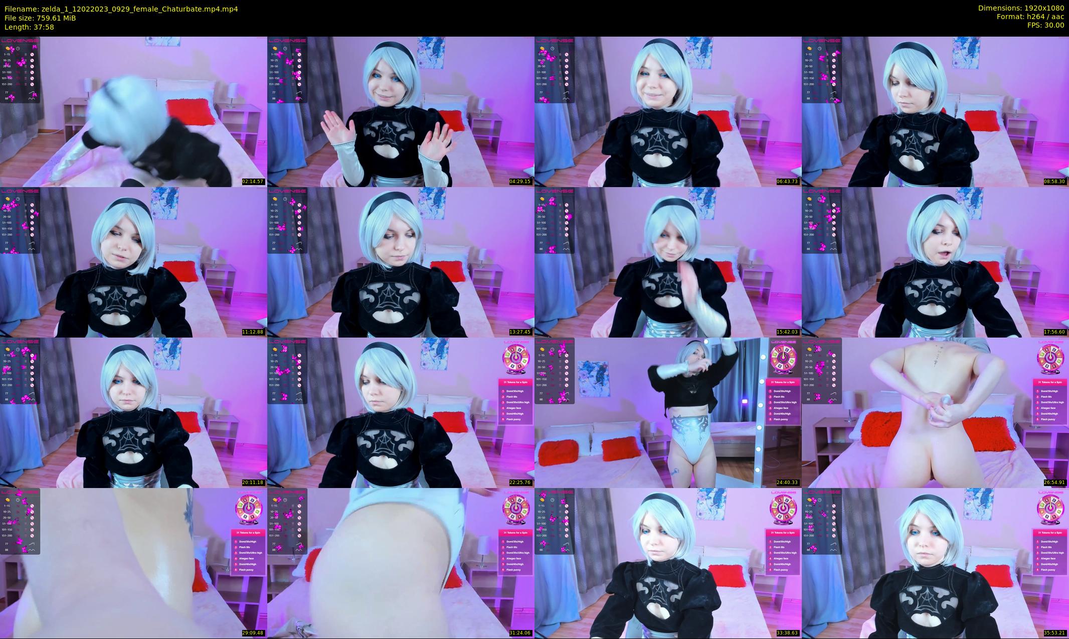 zelda_1 — 38 minute Chaturbate female cam show recording, 1080p, Feb 12, 2023