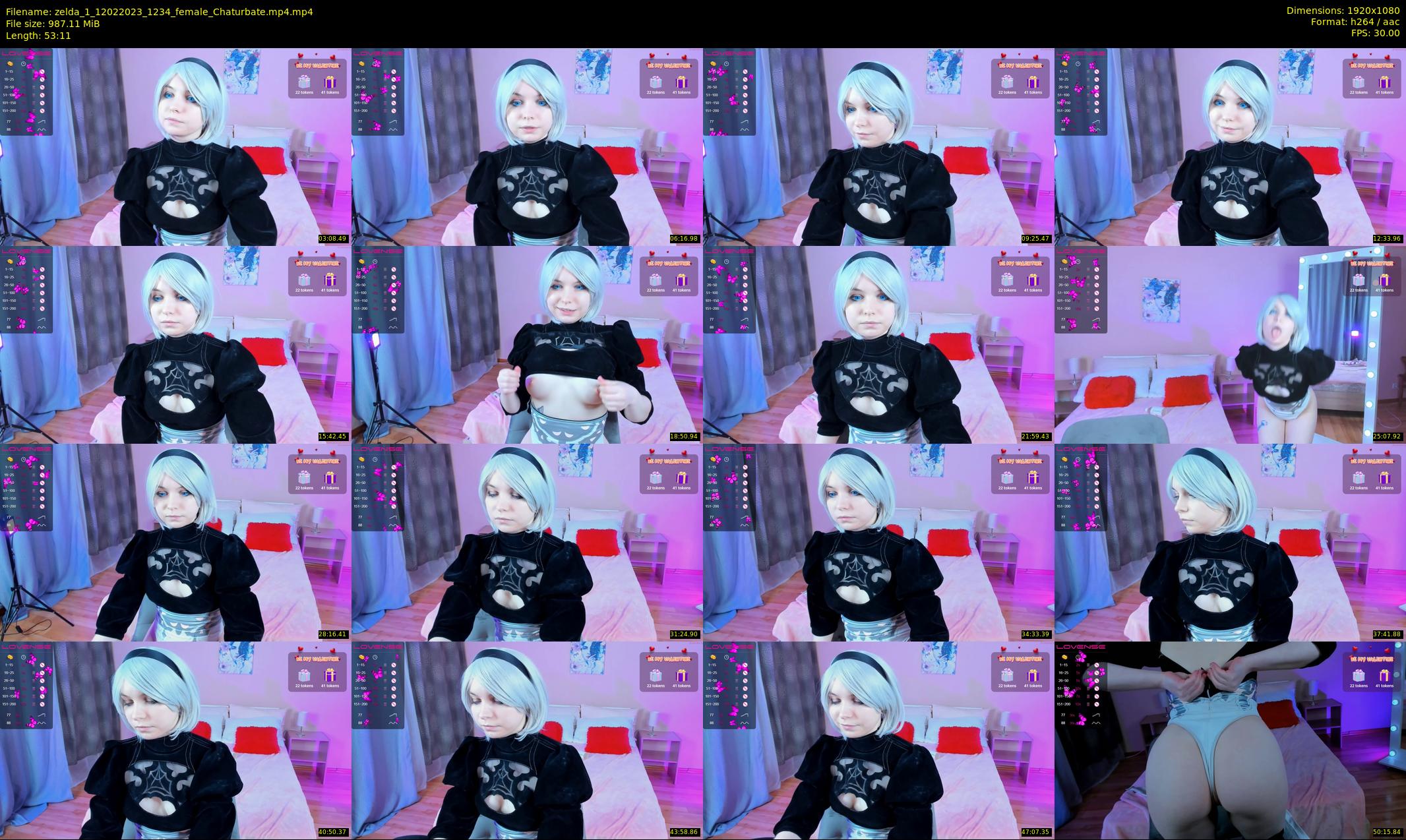 zelda_1 — 54 minute Chaturbate female cam show recording, 1080p, Feb 12, 2023