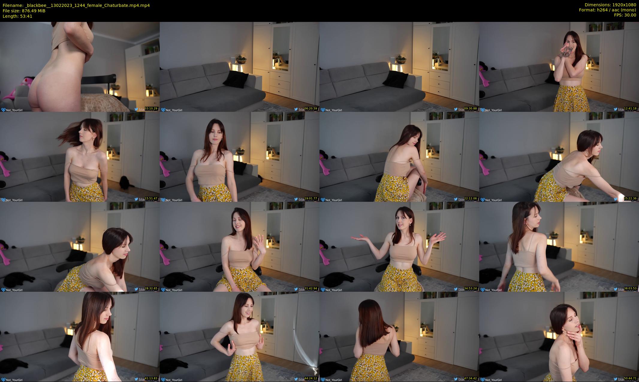 _blackbee_ — 54 minute Chaturbate female cam show recording, 1080p, Feb 13, 2023