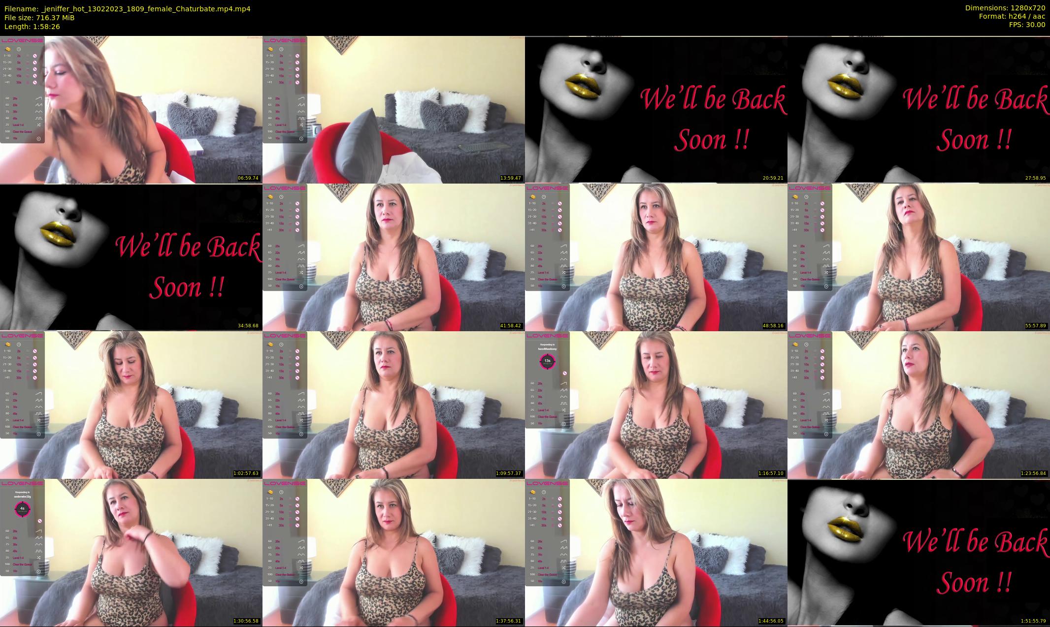 _jeniffer_hot — 119 minute Chaturbate female cam show recording, 720p, Feb 13, 2023