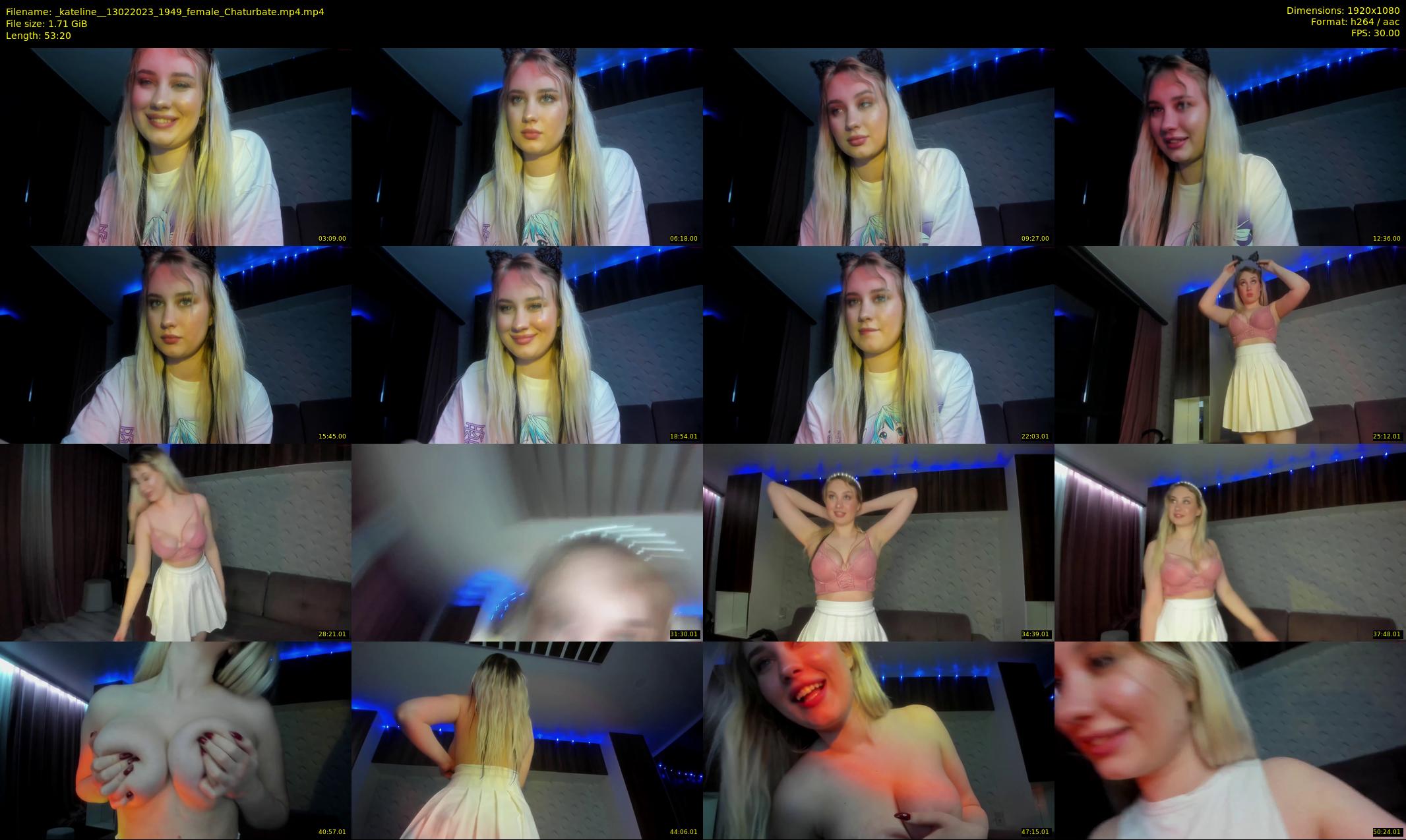 _kateline_ — 54 minute Chaturbate female cam show recording, 1080p, Feb 13, 2023