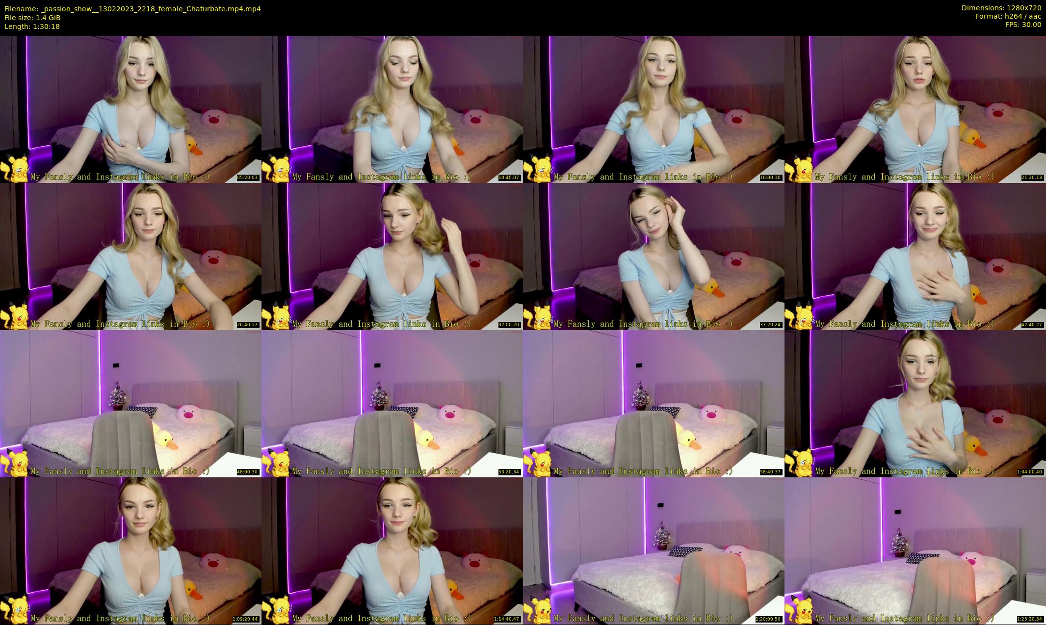 _passion_show_ — 91 minute Chaturbate couple cam show recording, 720p, Feb 13, 2023