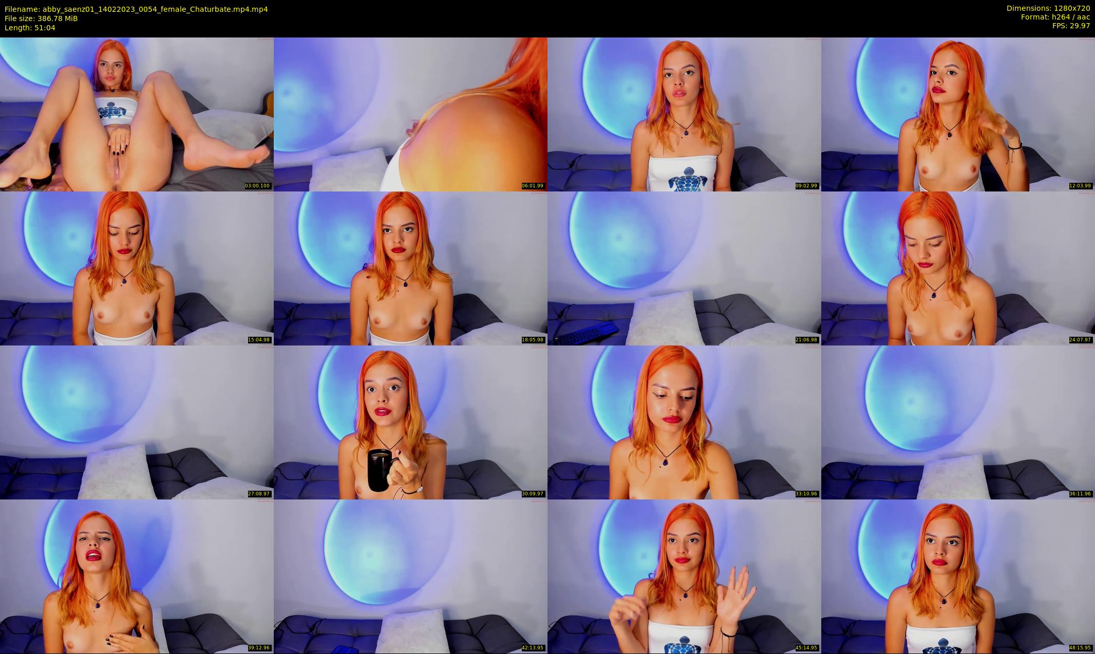 abby_saenz01 — 52 minute Chaturbate female cam show recording, 720p, Feb 14, 2023