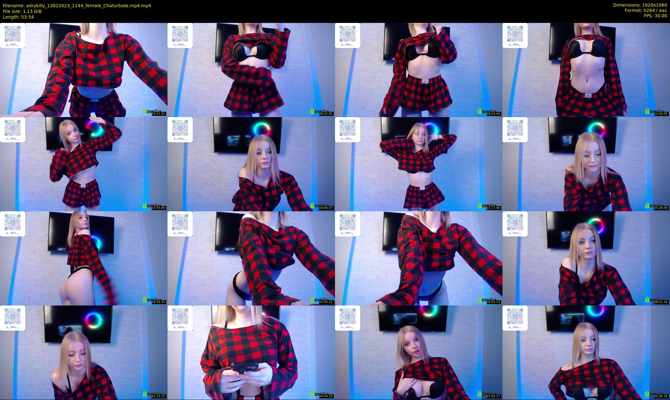 adrykilly — 54 minute Chaturbate female cam show recording, 1080p, Feb 13, 2023