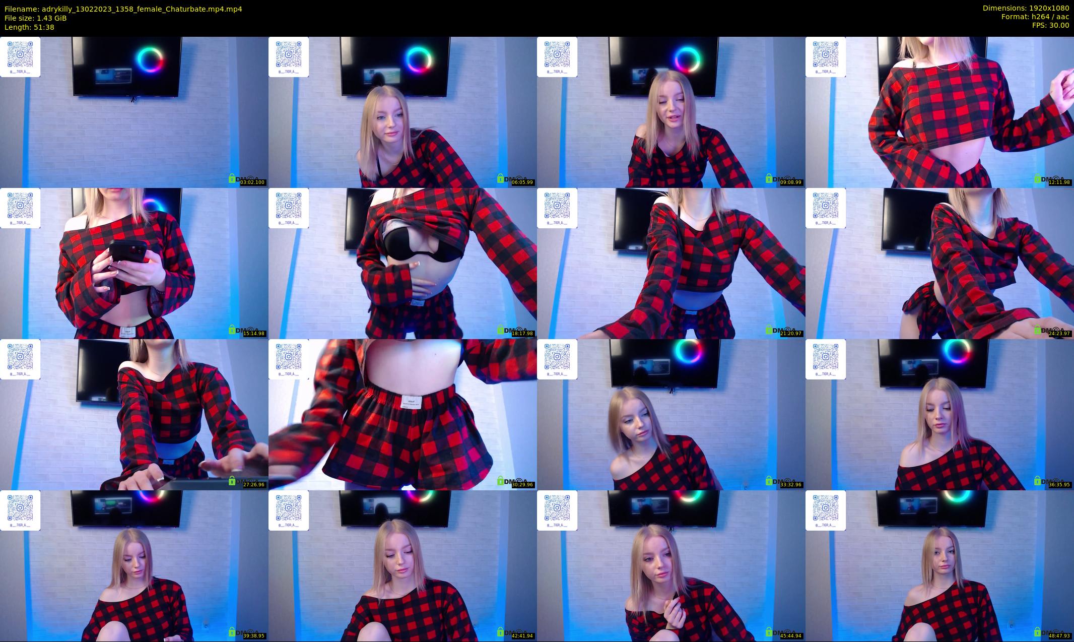adrykilly — 52 minute Chaturbate female cam show recording, 1080p, Feb 13, 2023