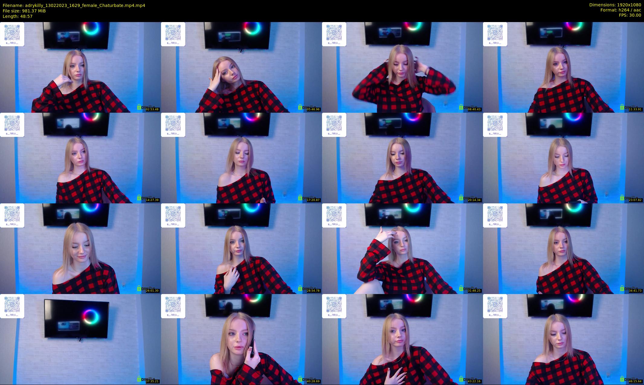 adrykilly — 49 minute Chaturbate female cam show recording, 1080p, Feb 13, 2023