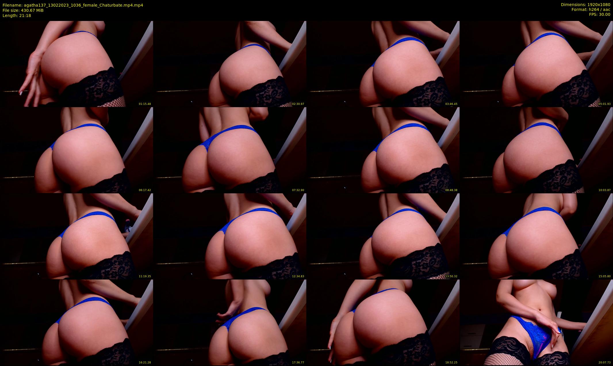 agatha137 — 22 minute Chaturbate female cam show recording, 1080p, Feb 13, 2023