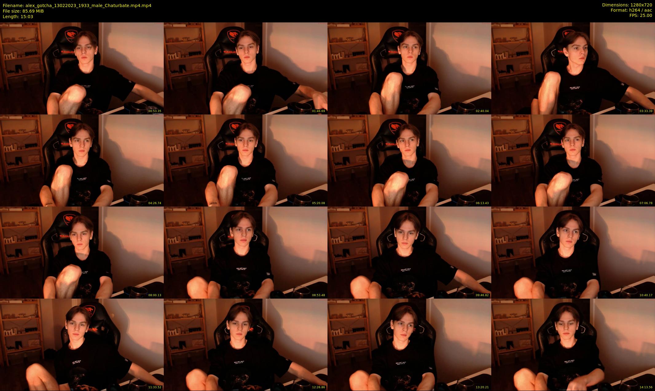 alex_gotcha — 16 minute Chaturbate male cam show recording, 720p, Feb 13, 2023