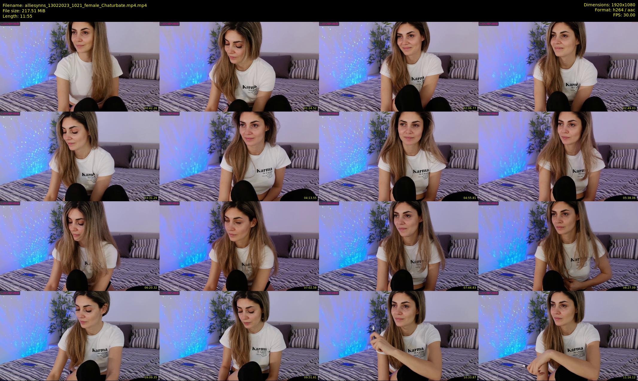 alliesynns — 12 minute Chaturbate female cam show recording, 1080p, Feb 13, 2023