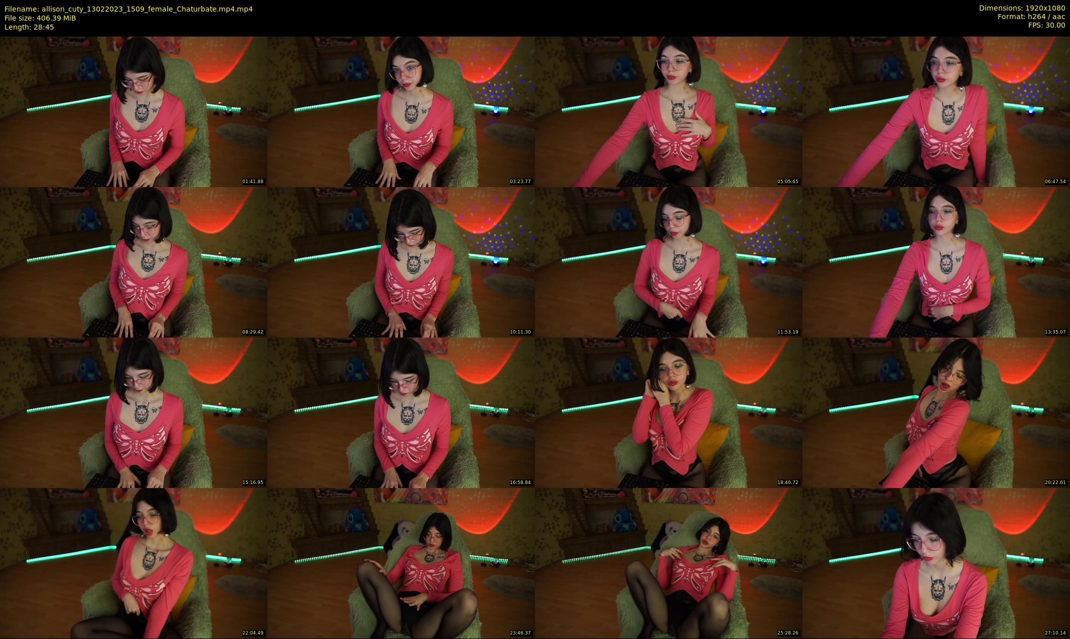 allison_cuty — 29 minute Chaturbate female cam show recording, 1080p, Feb 13, 2023