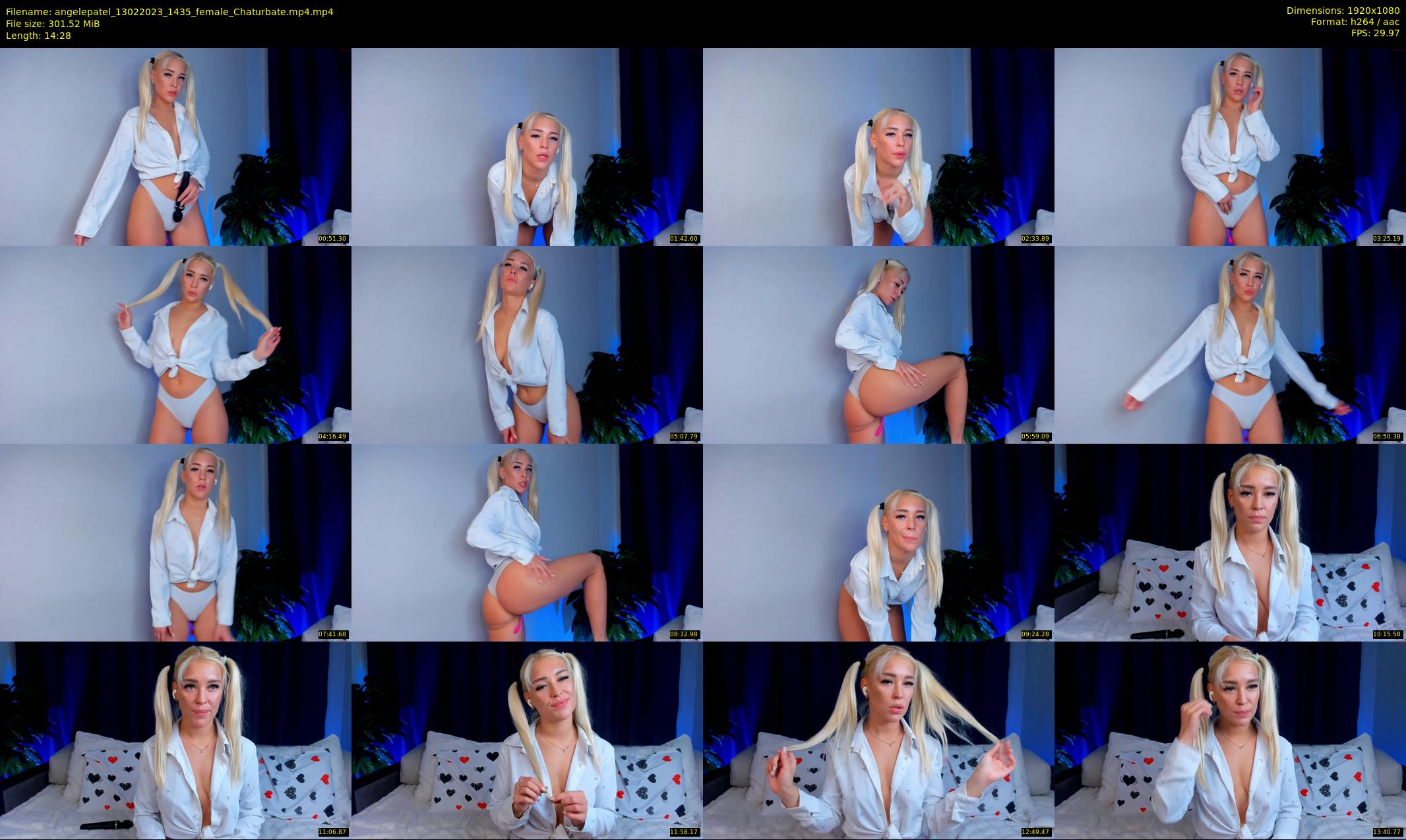 angelepatel — 15 minute Chaturbate female cam show recording, 1080p, Feb 13, 2023