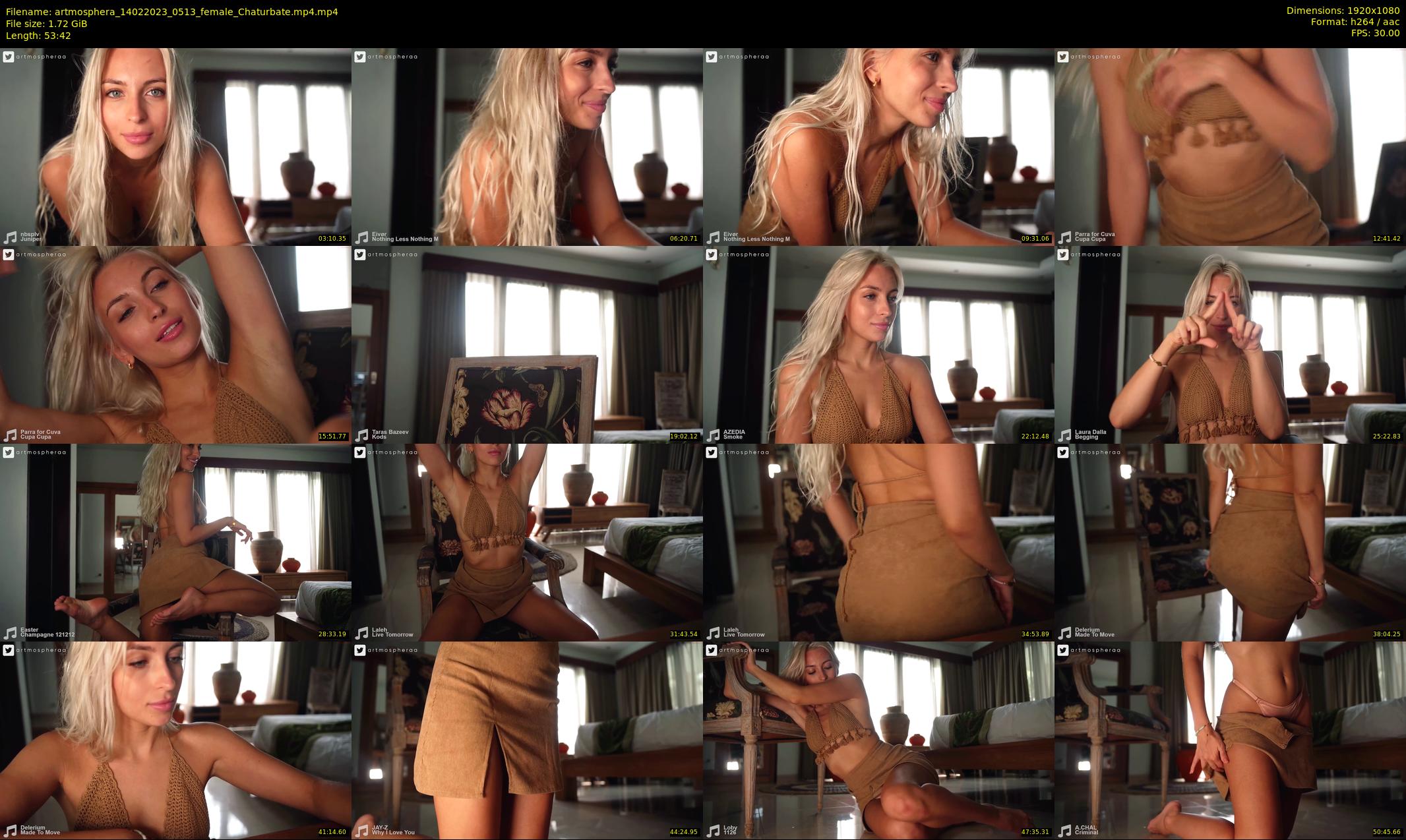 artmosphera — 54 minute Chaturbate female cam show recording, 1080p, Feb 14, 2023