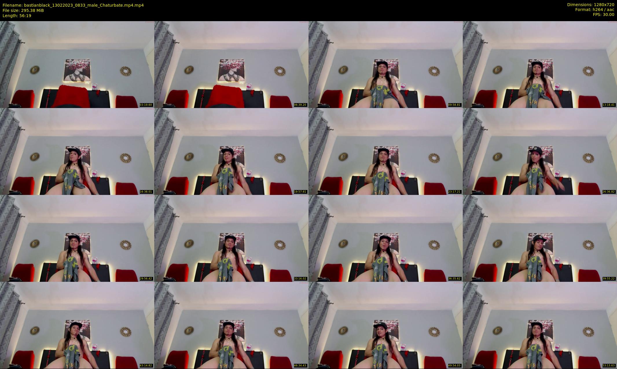 bastianblack — 57 minute Chaturbate male cam show recording, 720p, Feb 13, 2023