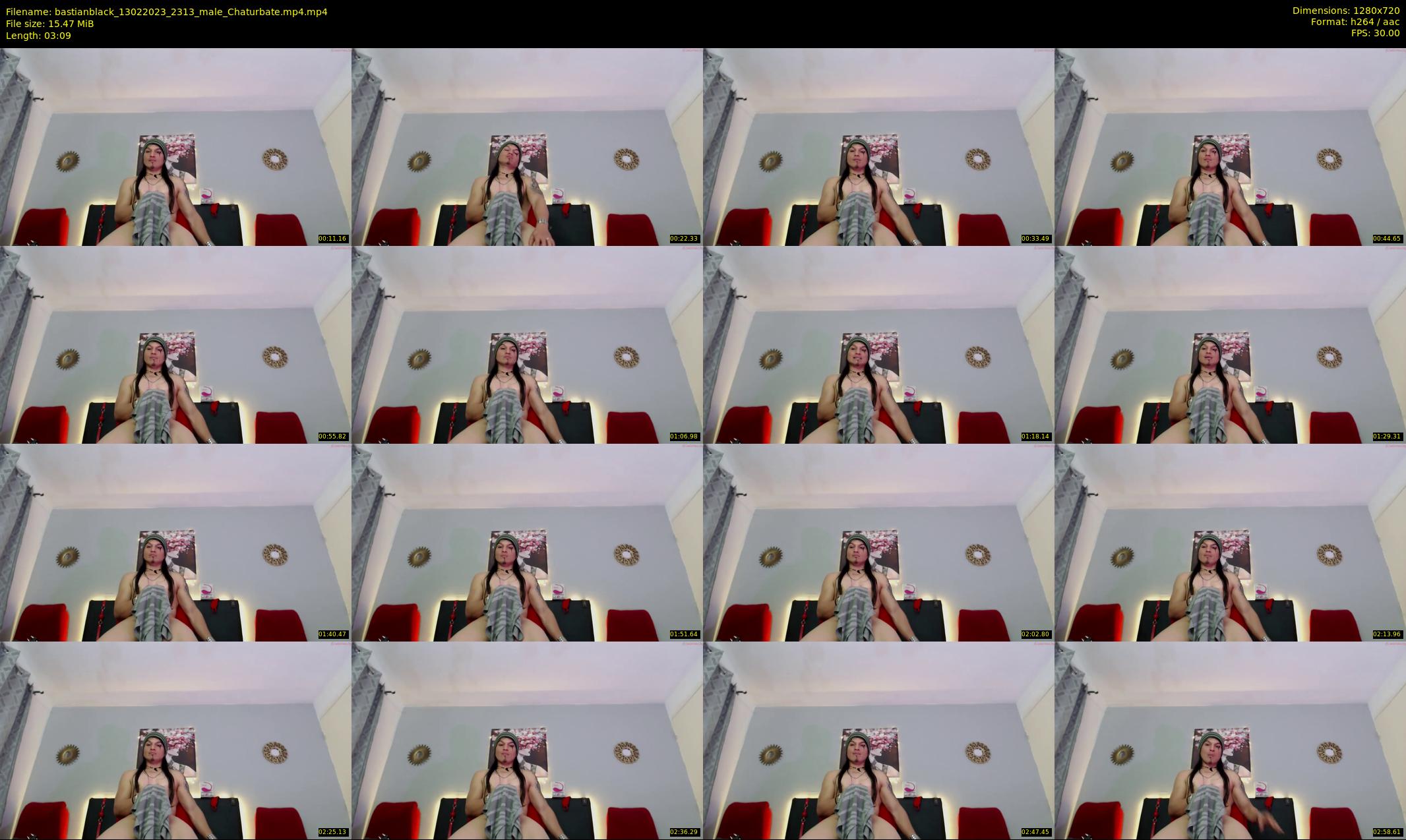 bastianblack — 4 minute Chaturbate male cam show recording, 720p, Feb 13, 2023