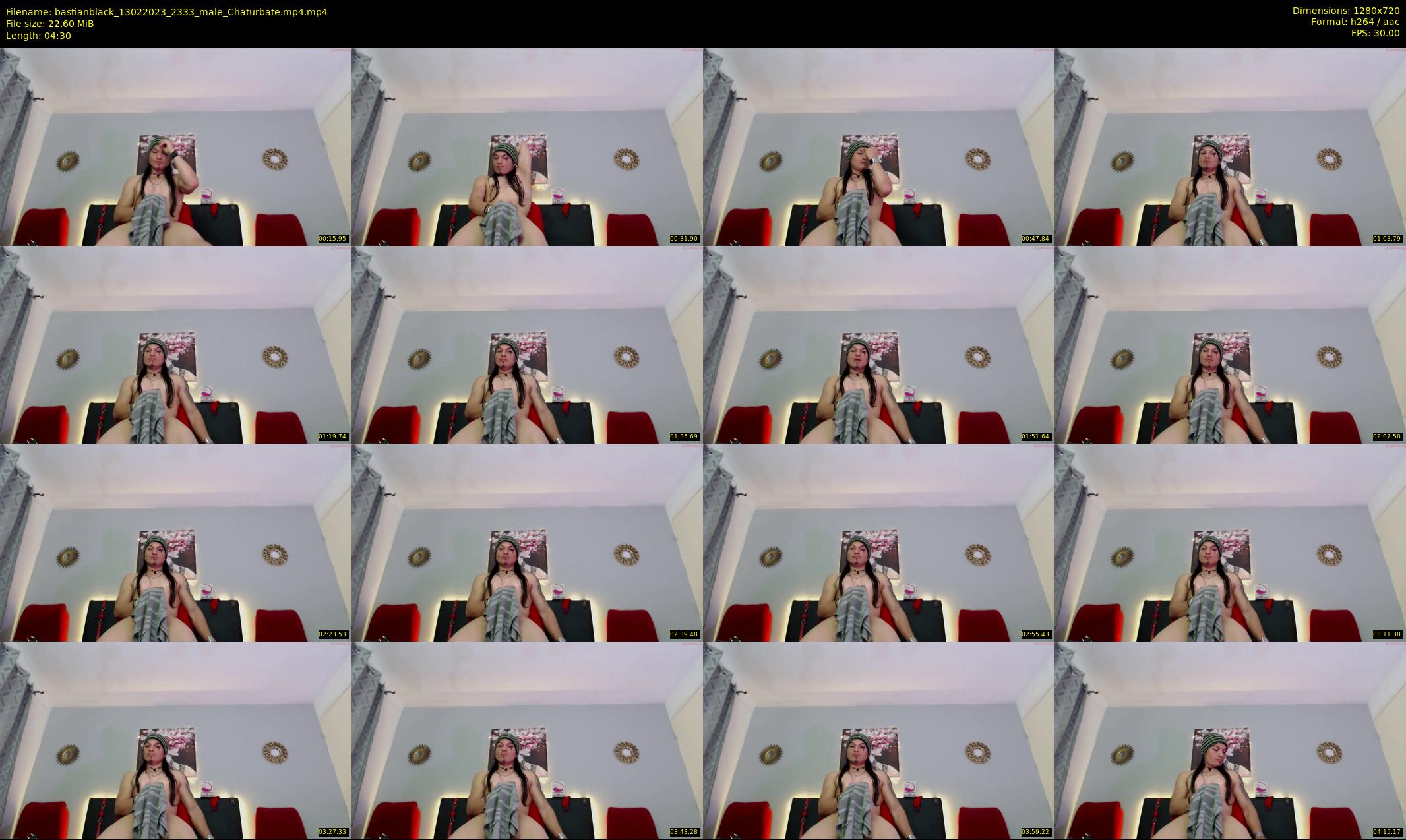 bastianblack — 5 minute Chaturbate male cam show recording, 720p, Feb 13, 2023